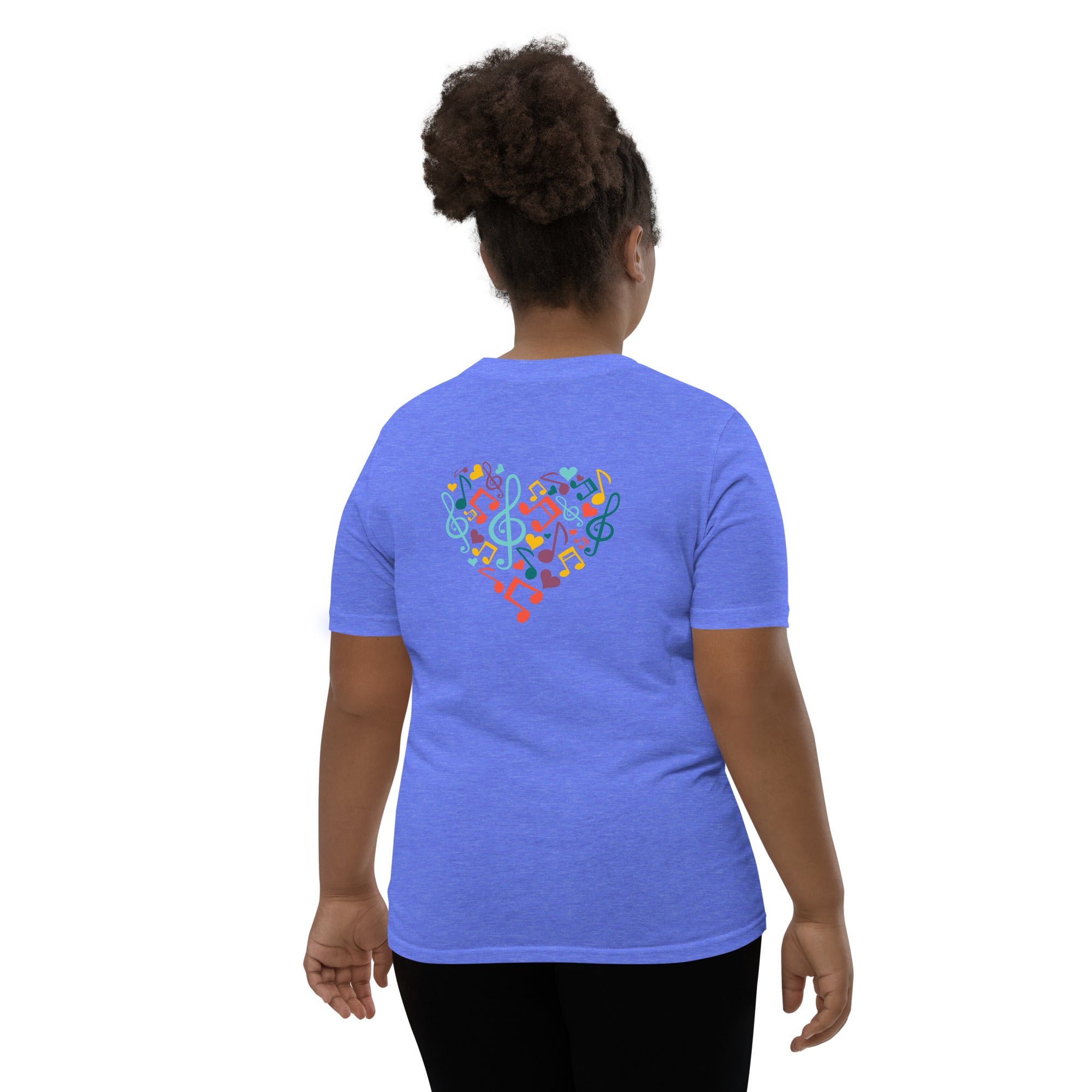 Symphonic Love Notes - Youth Short Sleeve T-Shirt (back print)