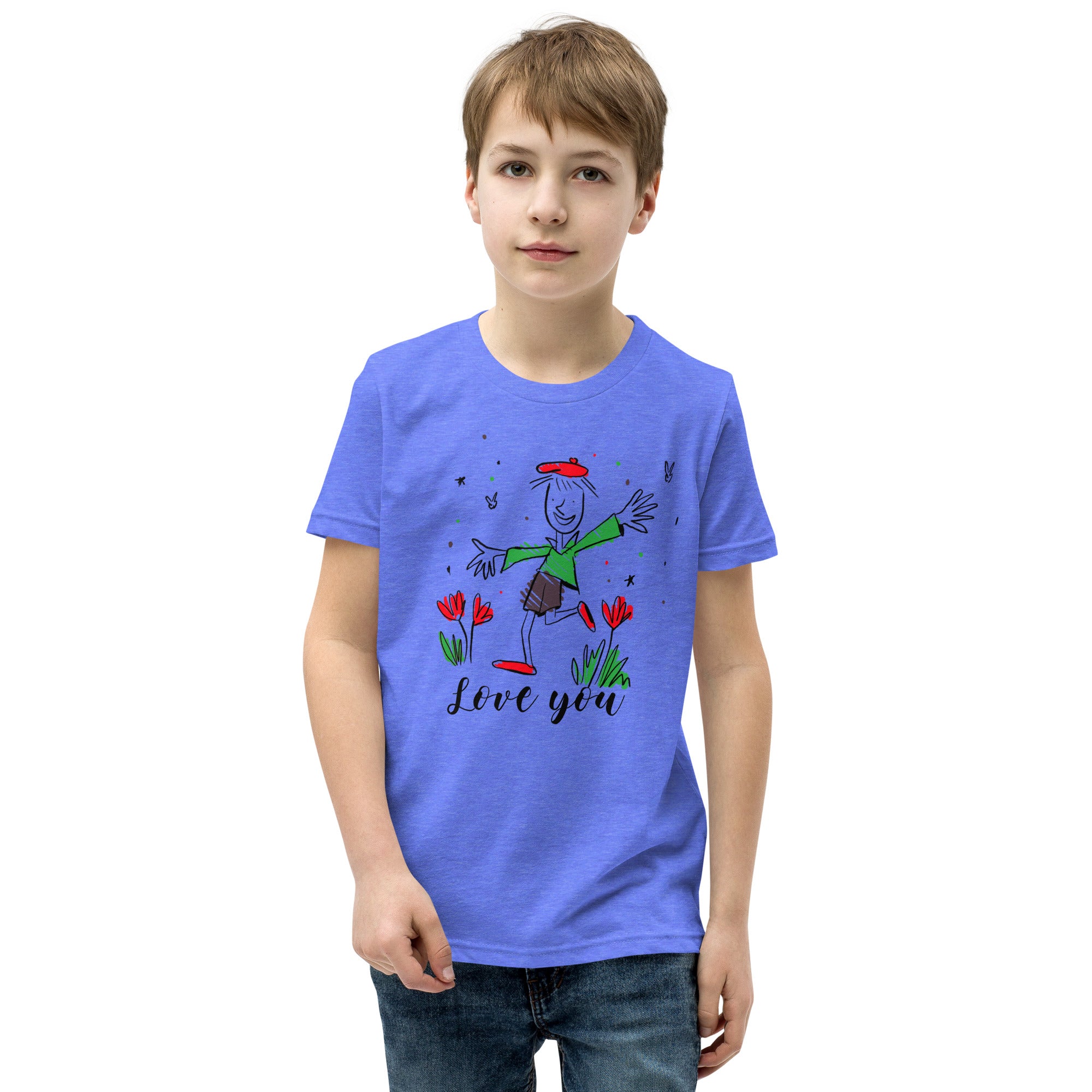 Love you - Youth Short Sleeve T-Shirt