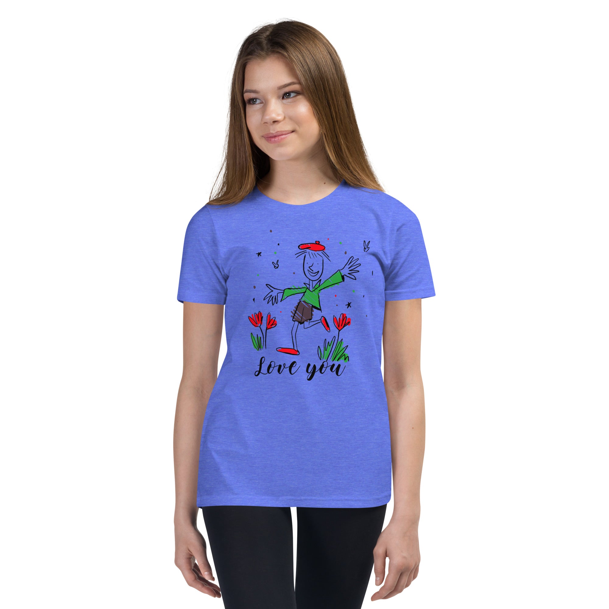 Love you - Youth Short Sleeve T-Shirt