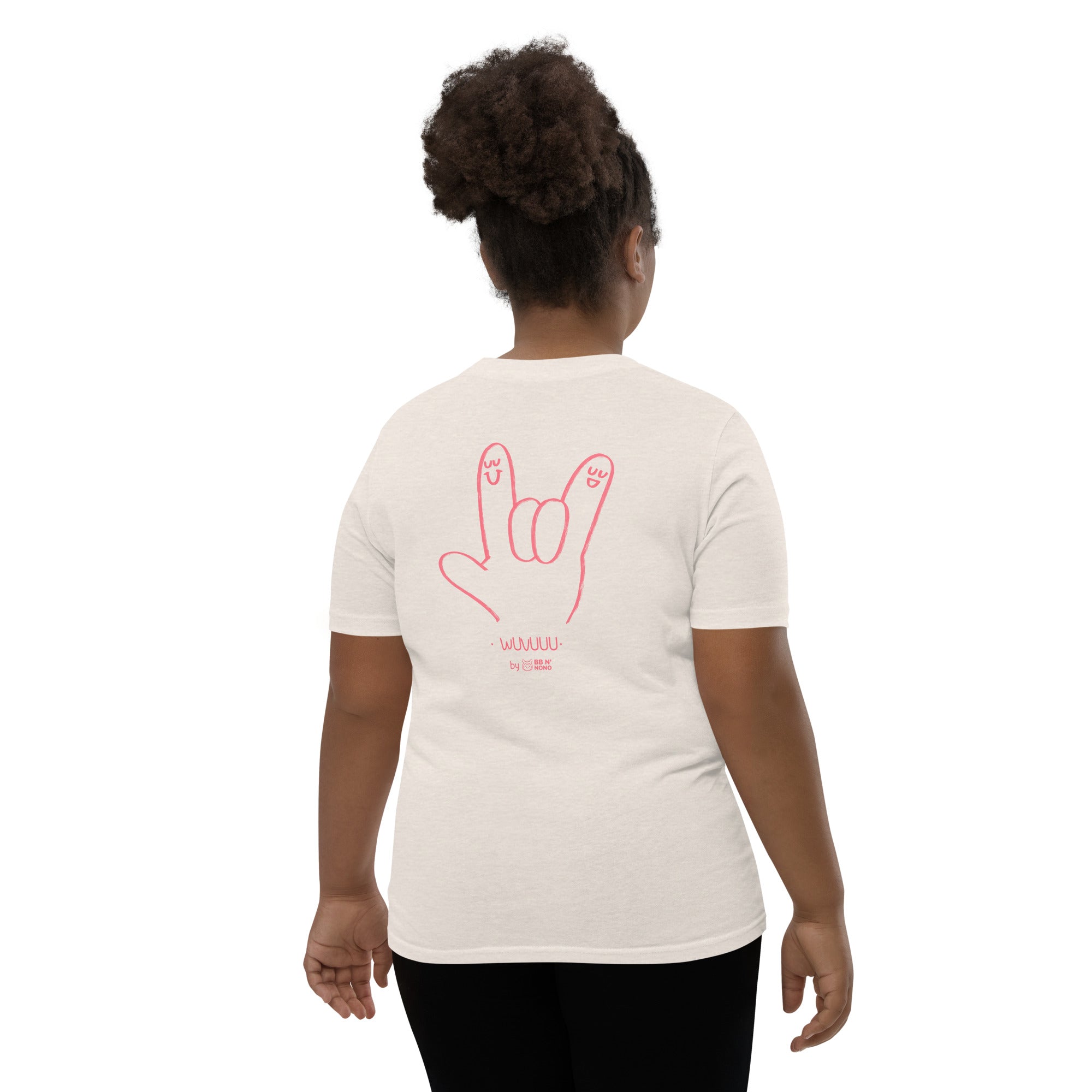 Wuvuuu - Youth Short Sleeve T-Shirt (back print)