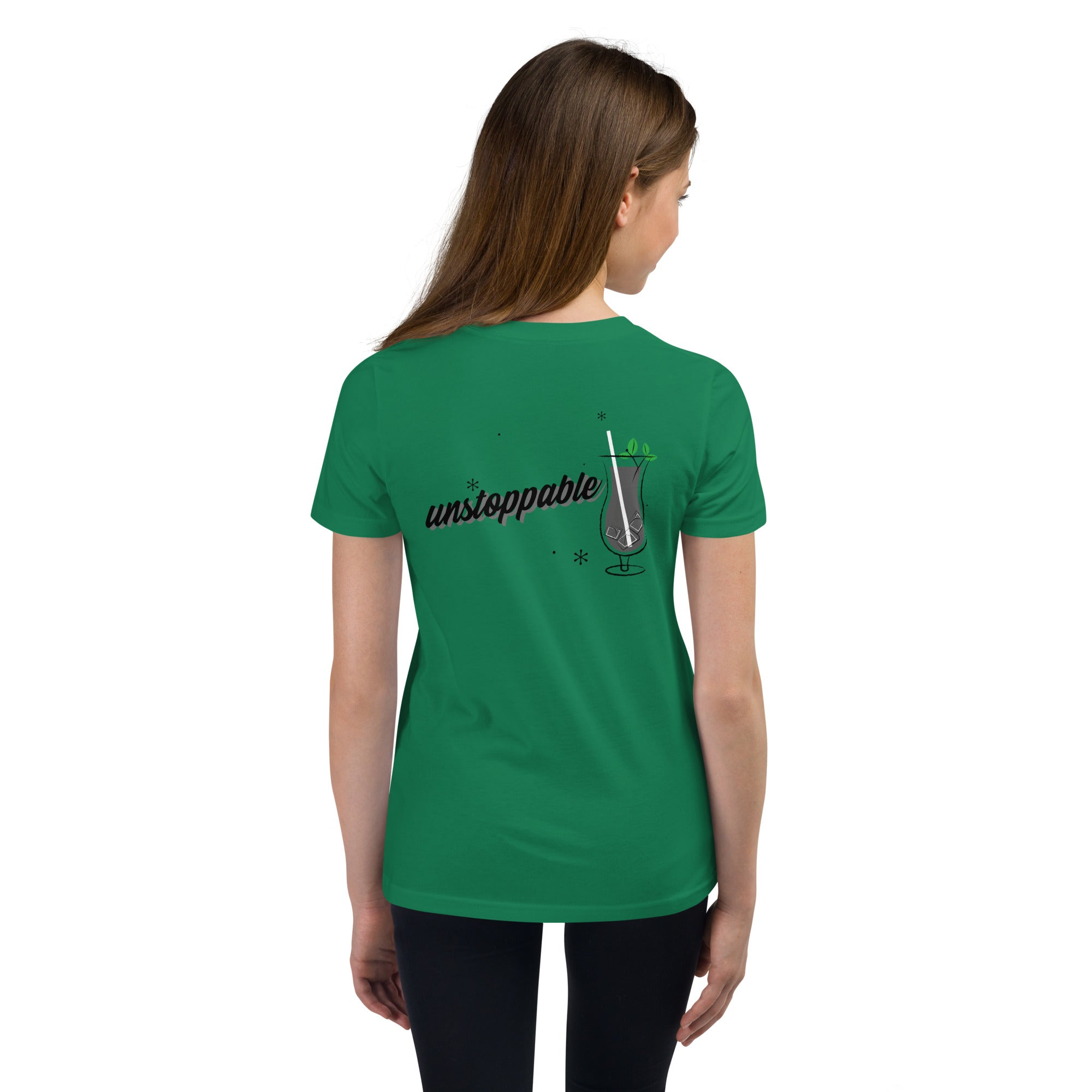 Unstoppable V - Youth Short Sleeve T-Shirt (back print)