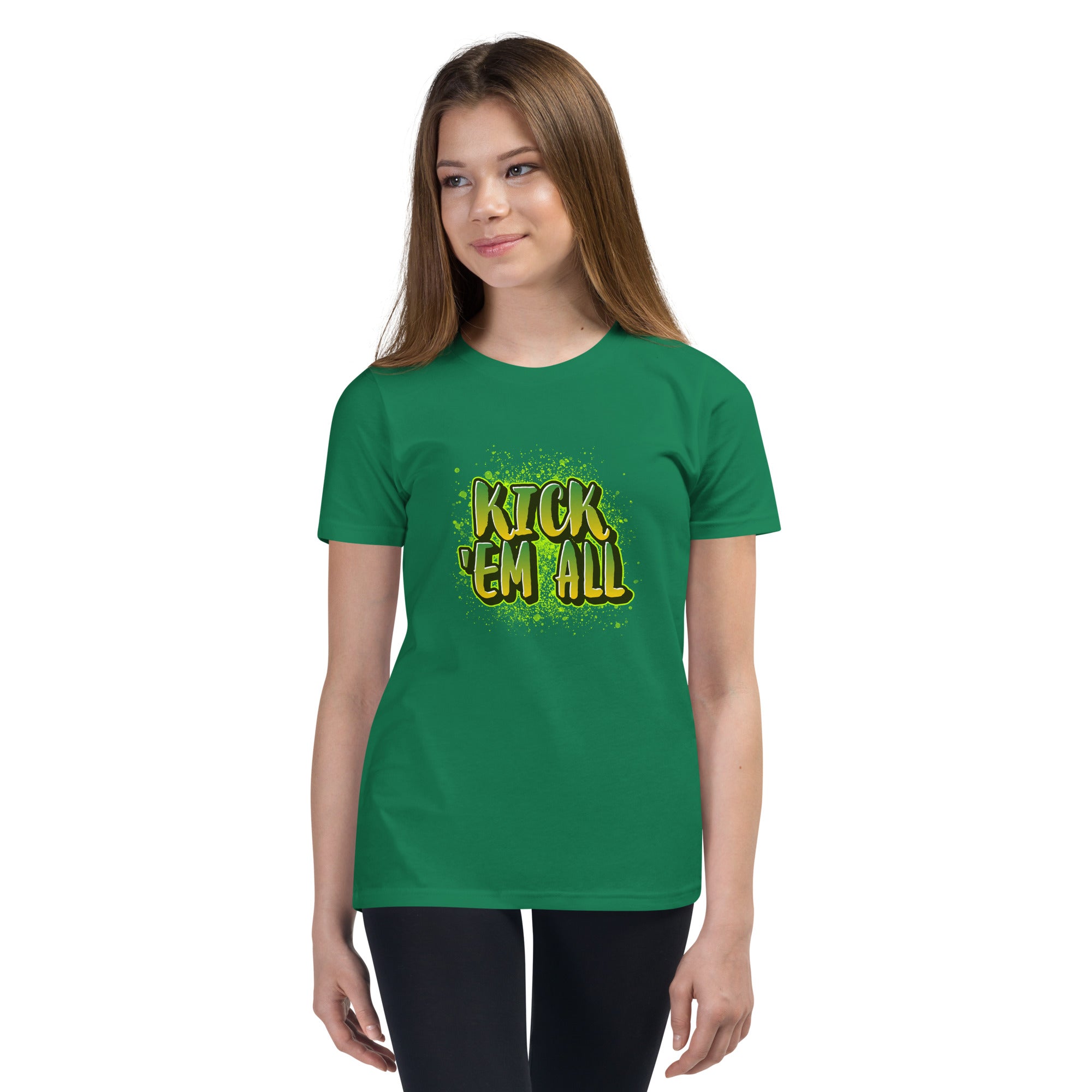 Kick'em all - Youth Short Sleeve T-Shirt