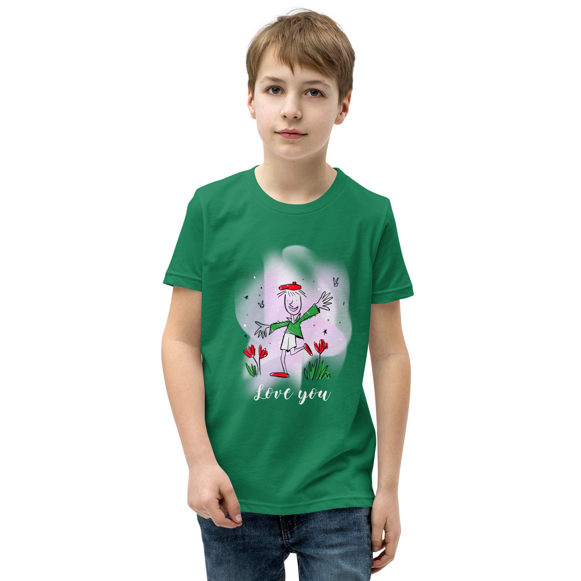 Love you - Youth Short Sleeve T-Shirt