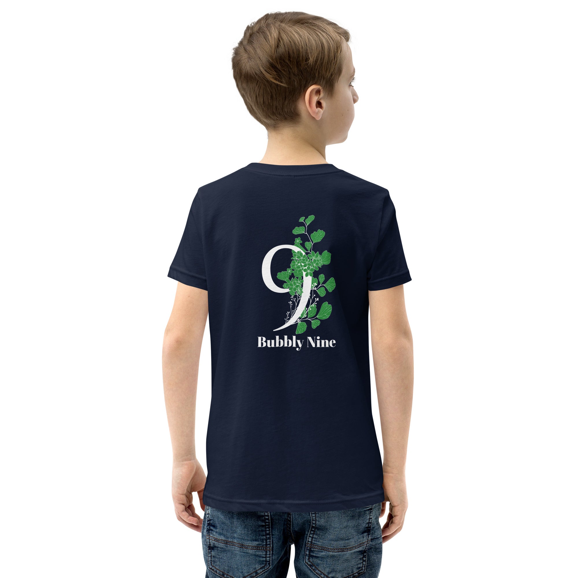 Bubbly Nine - Youth Short Sleeve T-Shirt (back print)