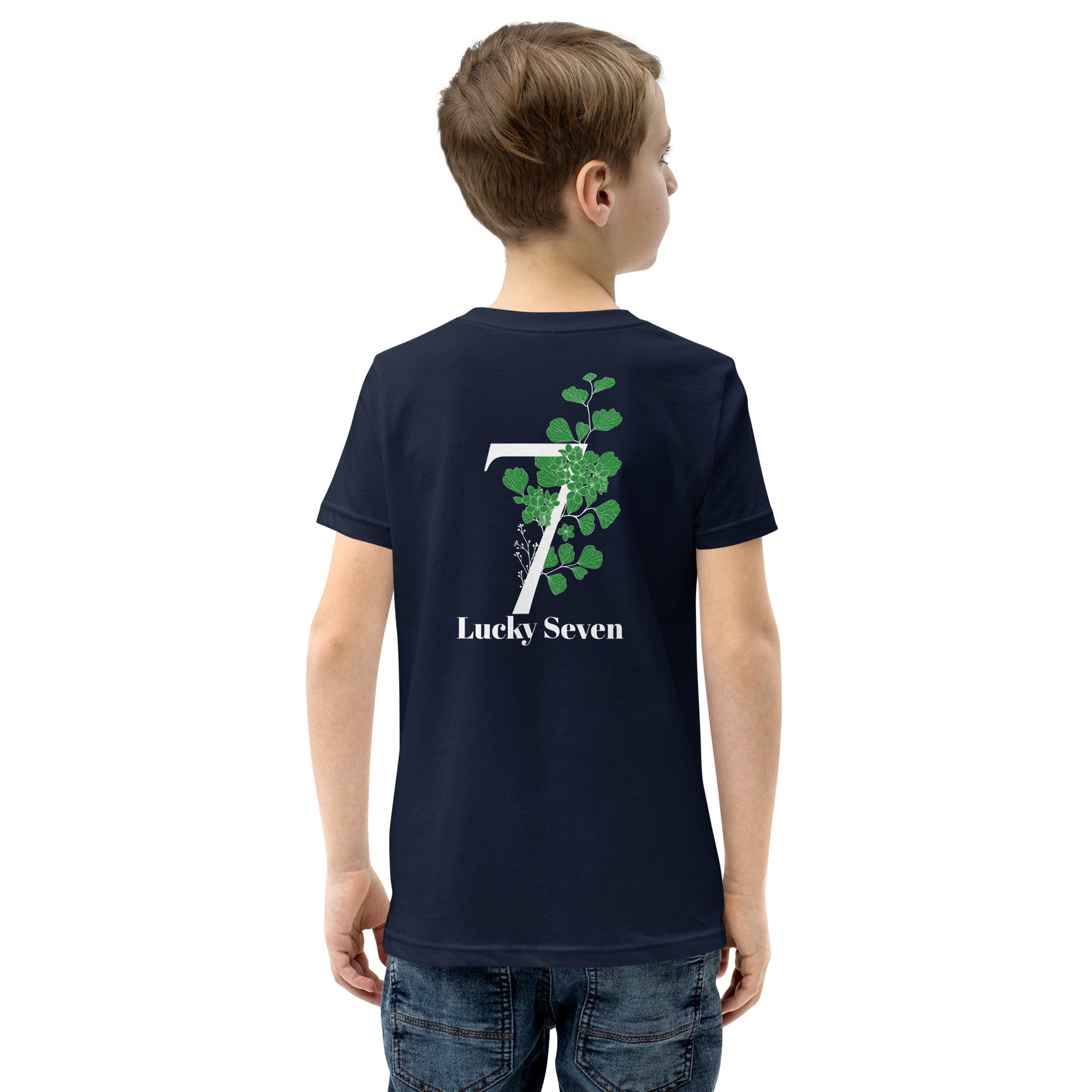 Lucky Seven - Youth Short Sleeve T-Shirt (back print)