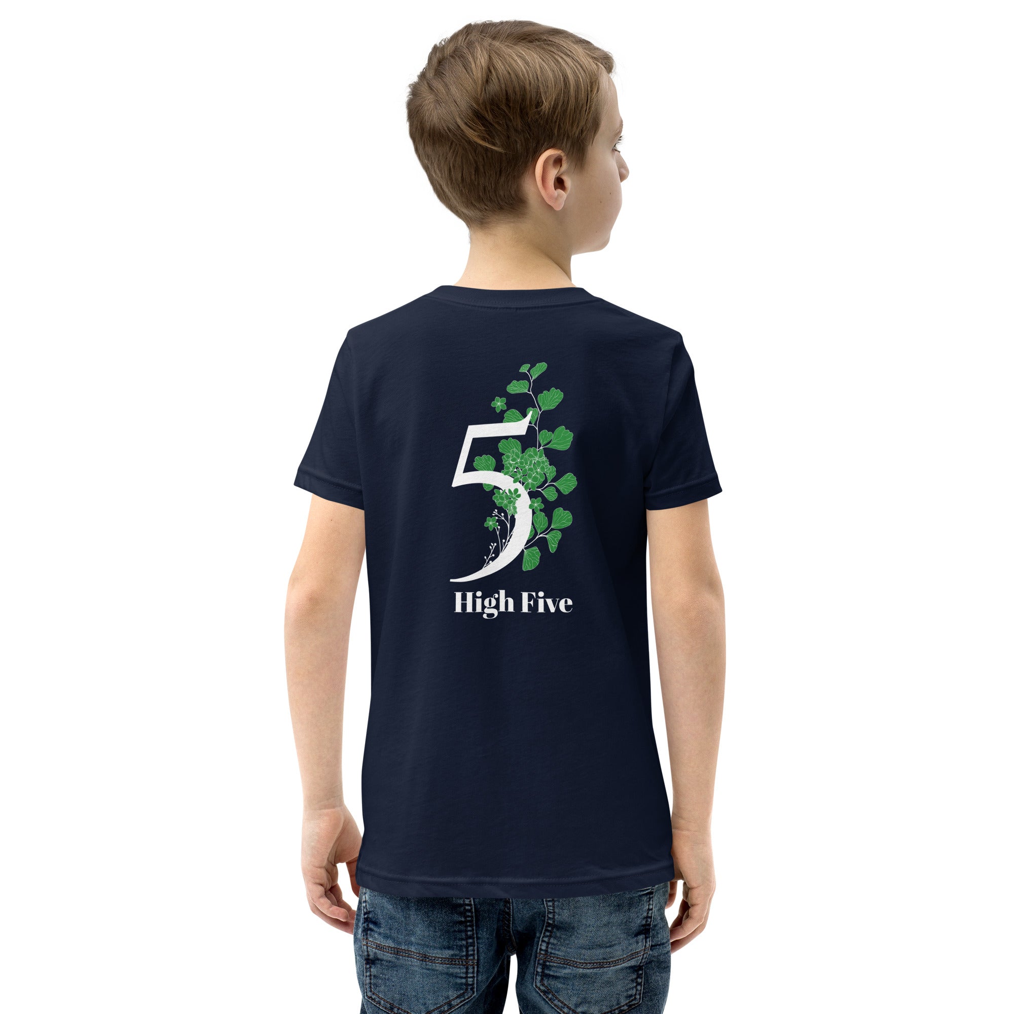 High Five - Youth Short Sleeve T-Shirt (back print)