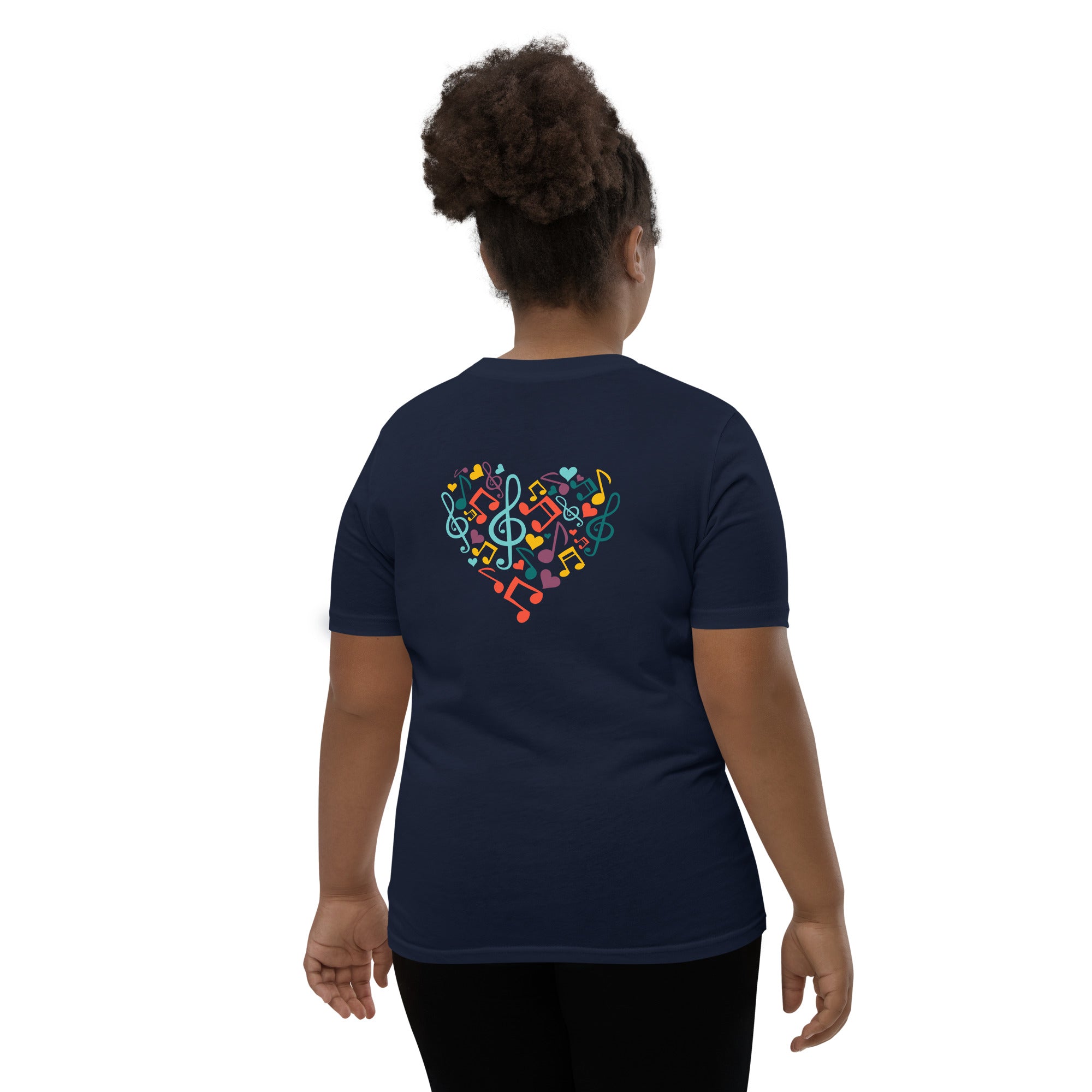 Symphonic Love Notes - Youth Short Sleeve T-Shirt (back print)