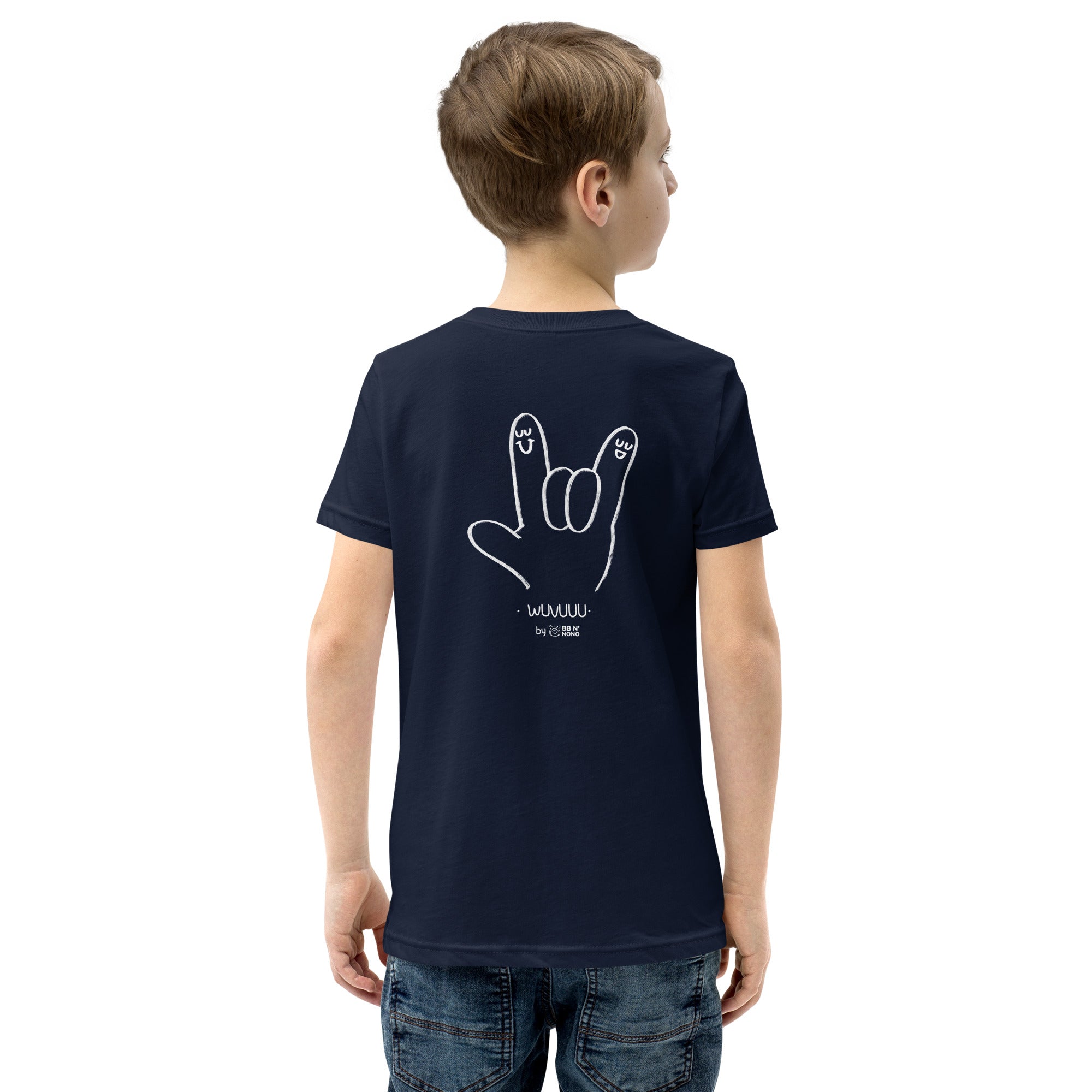 Wuvuuu - Youth Short Sleeve T-Shirt (back print)