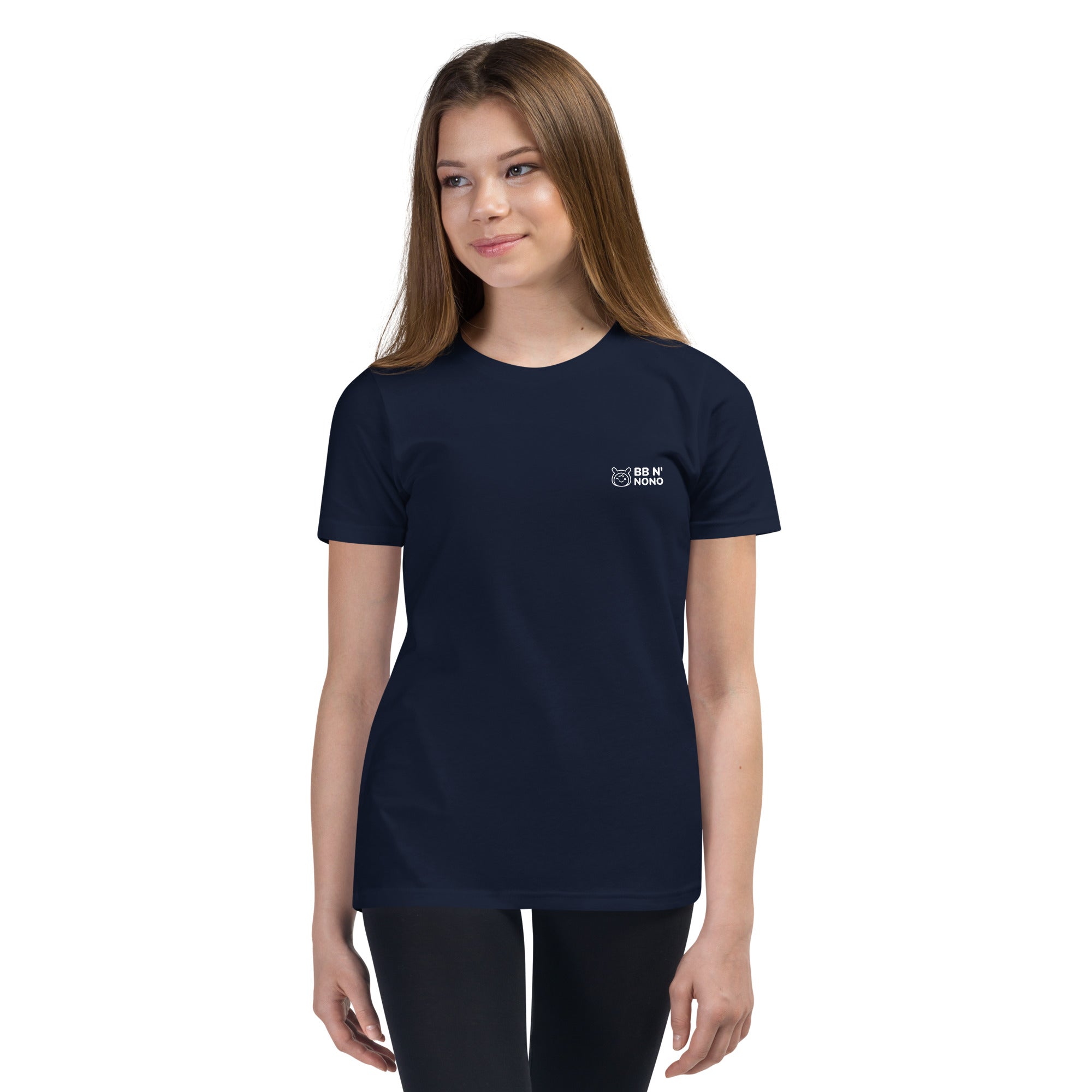 Not lazy, I'm on energy saving mode - Youth Short Sleeve T-Shirt (back print)