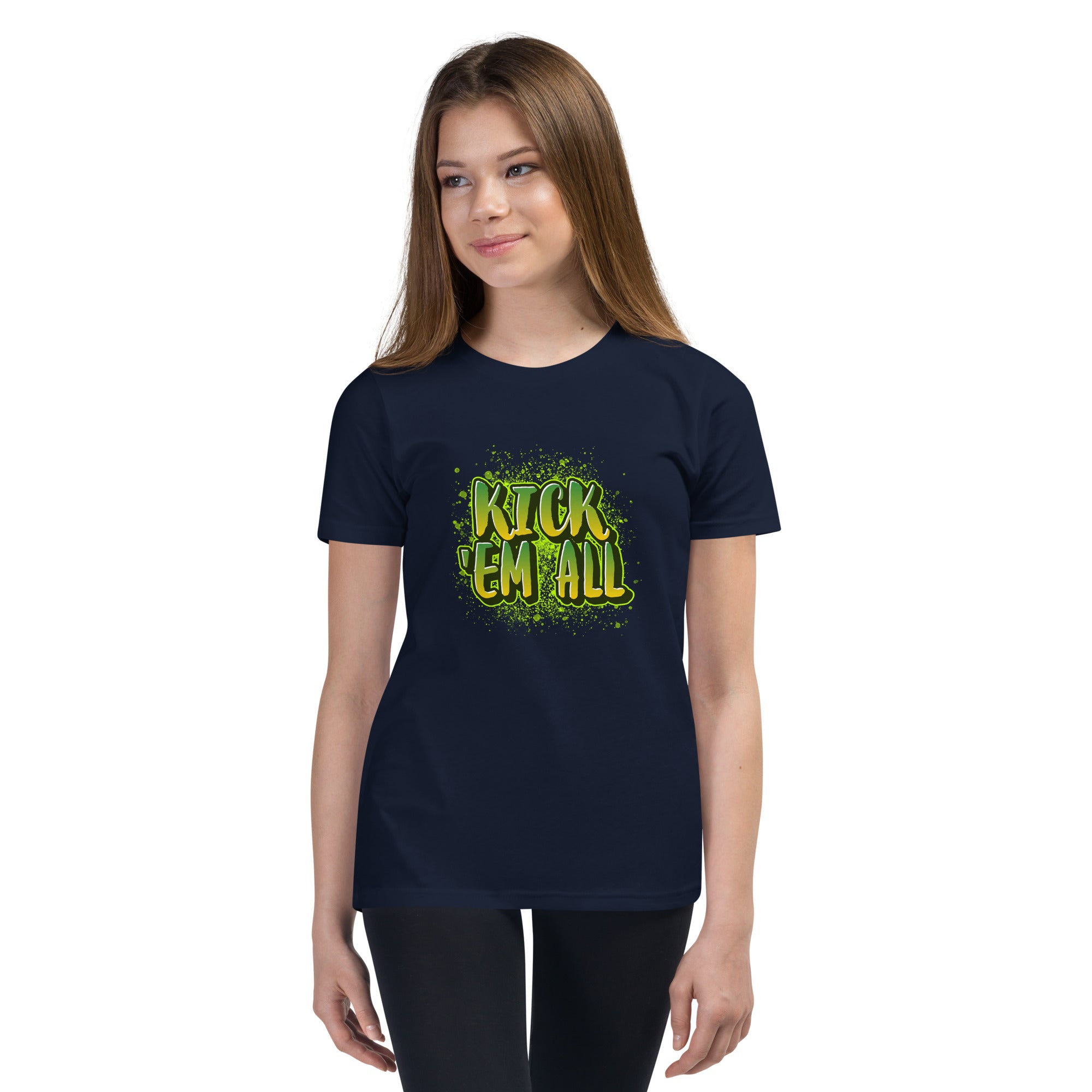 Kick'em all - Youth Short Sleeve T-Shirt