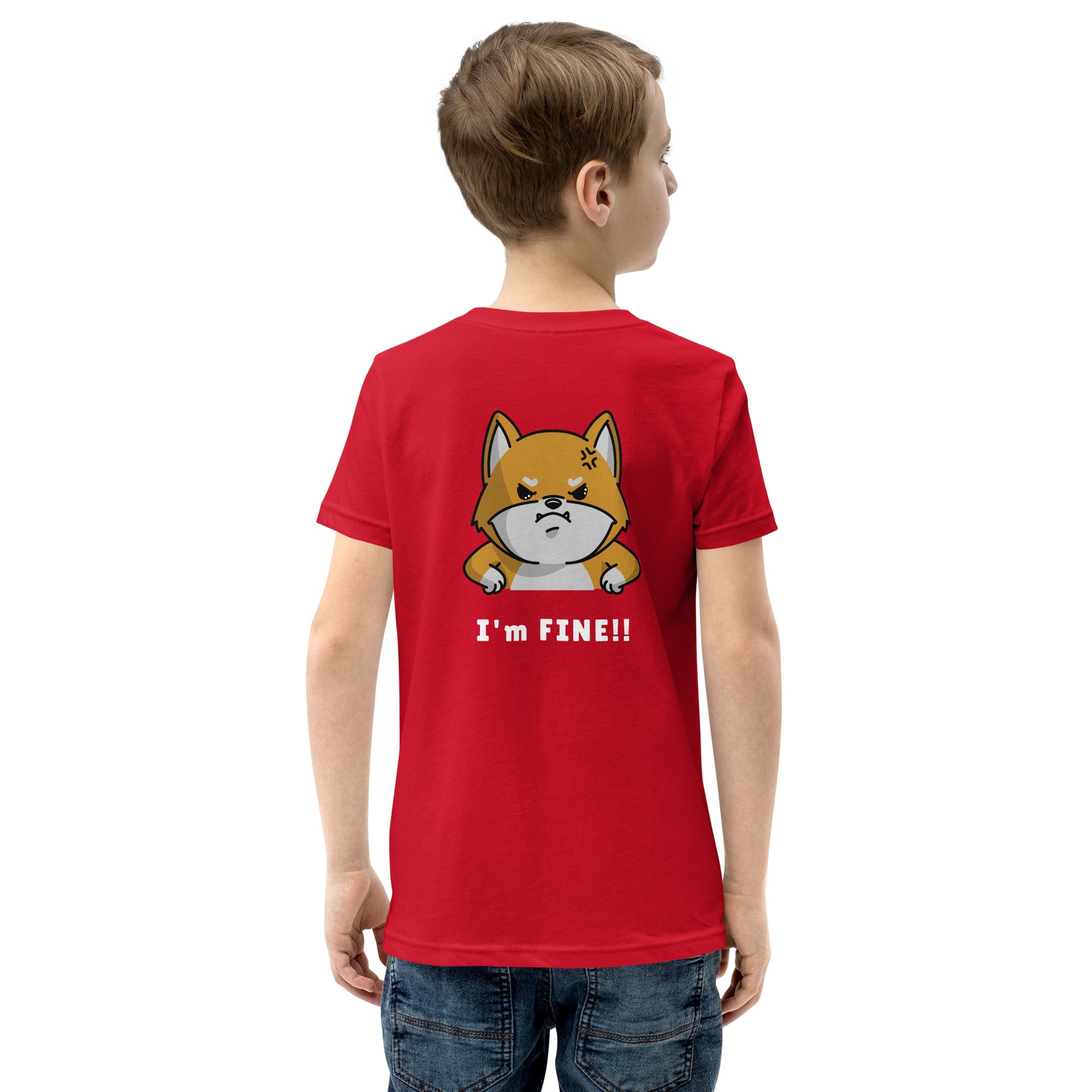 I'm fine - Youth Short Sleeve T-Shirt