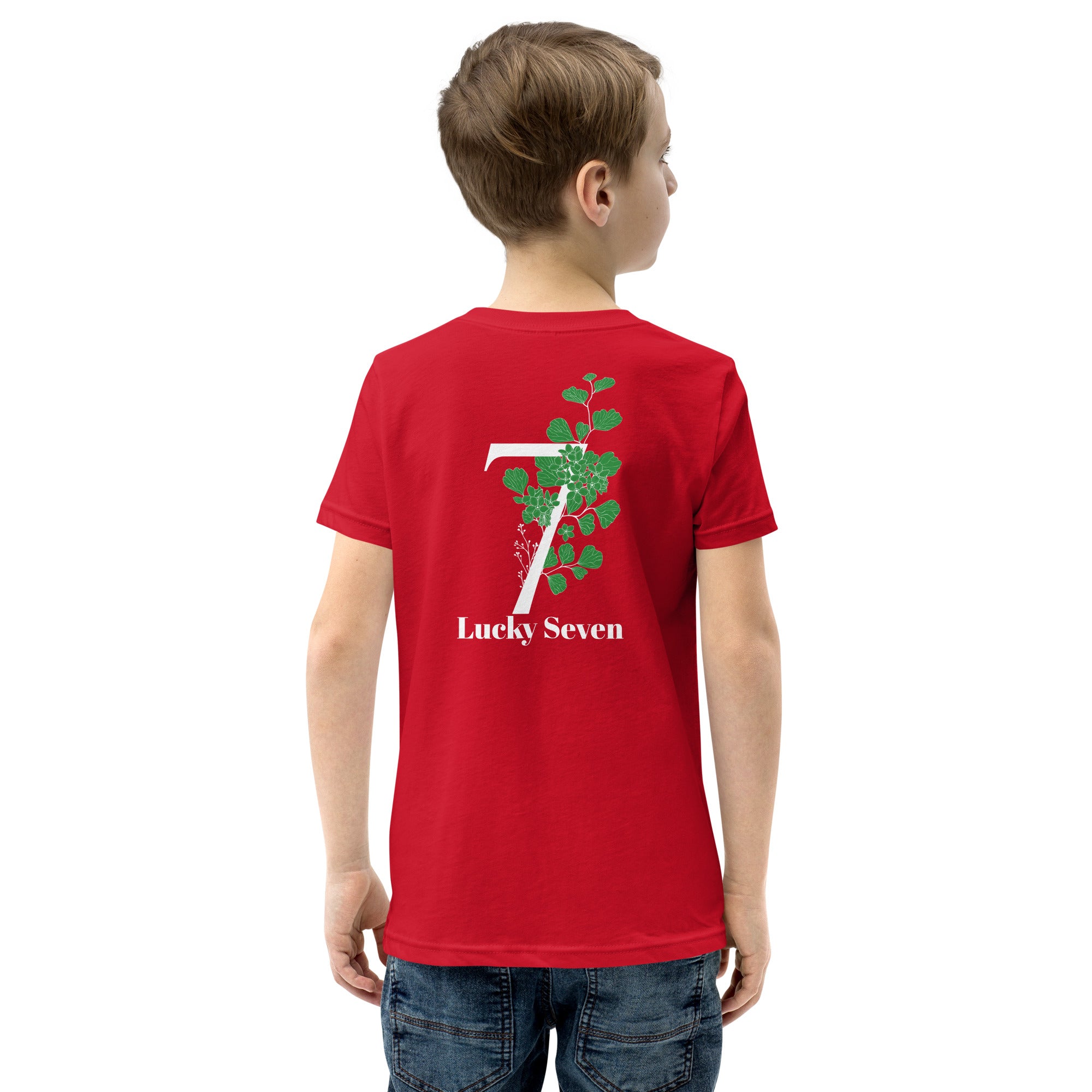 Lucky Seven - Youth Short Sleeve T-Shirt (back print)