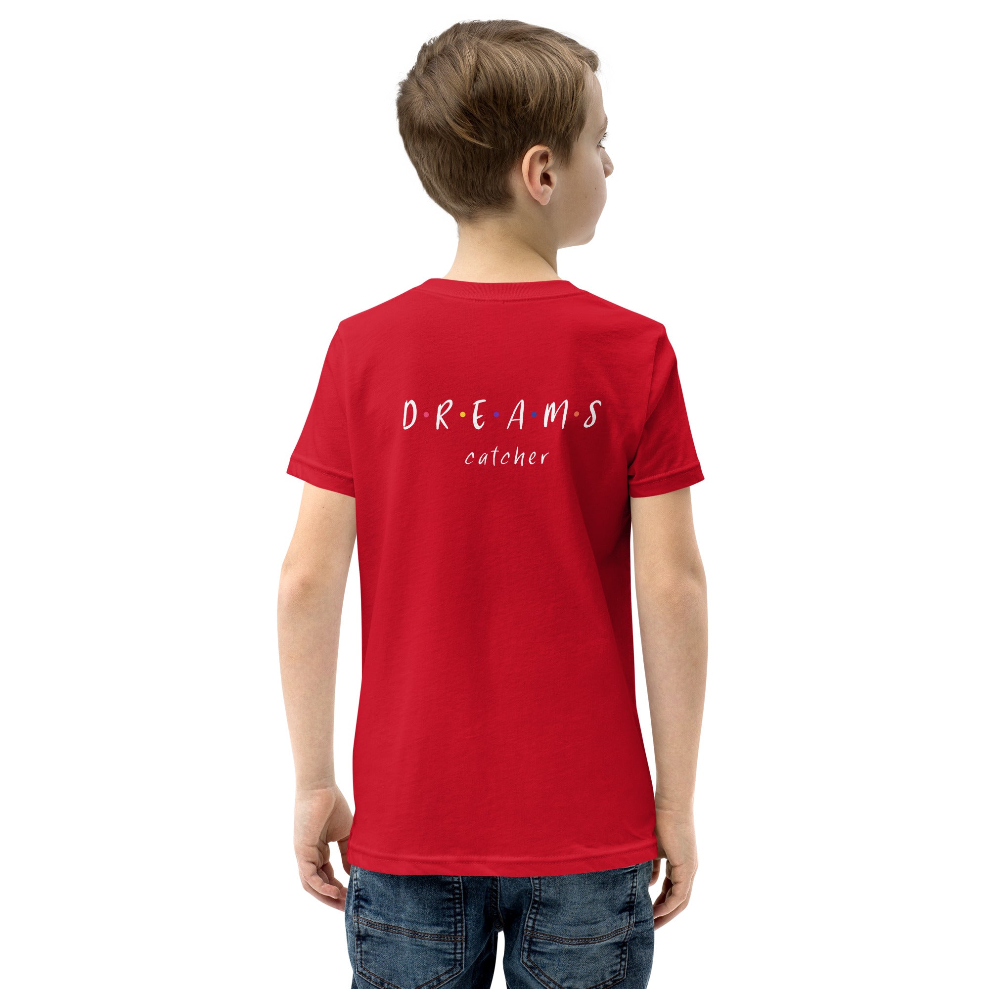 Dreams catcher - Youth Short Sleeve T-Shirt (back print)