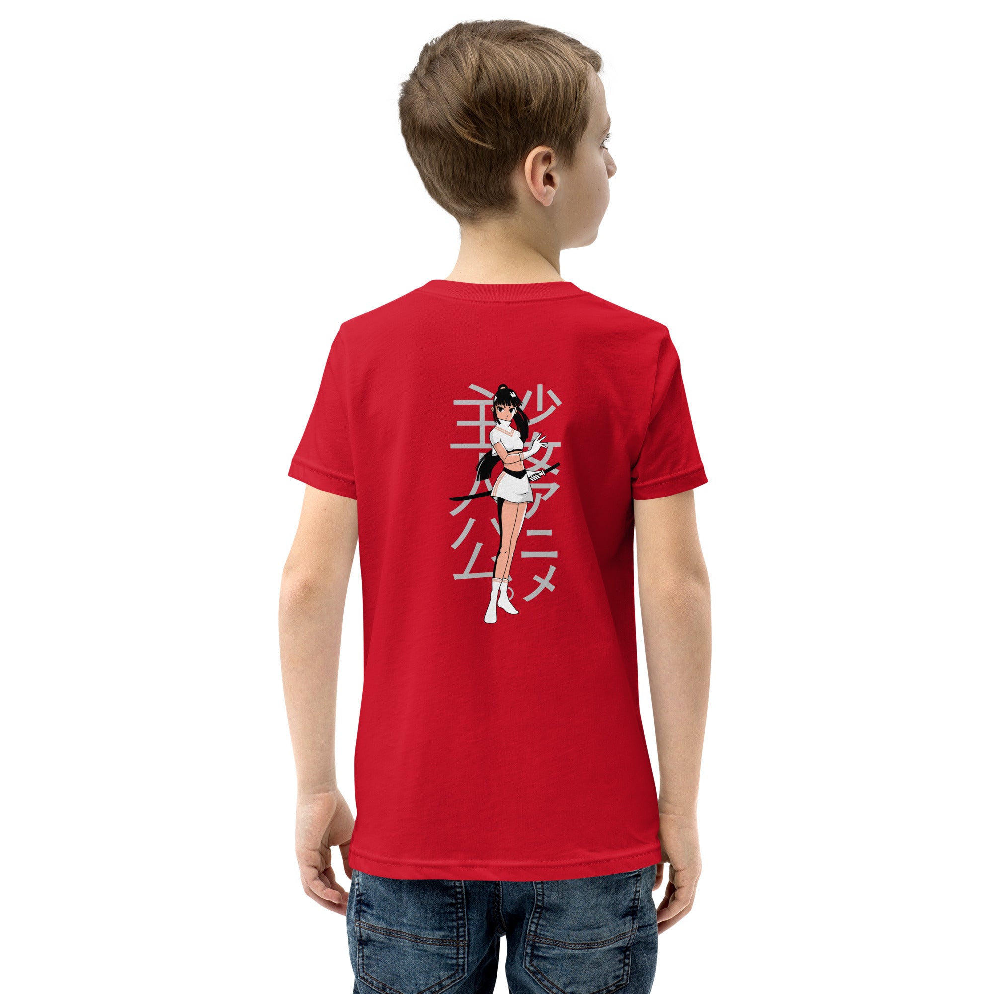 Magical girl V2 -Youth Short Sleeve T-Shirt (back print)