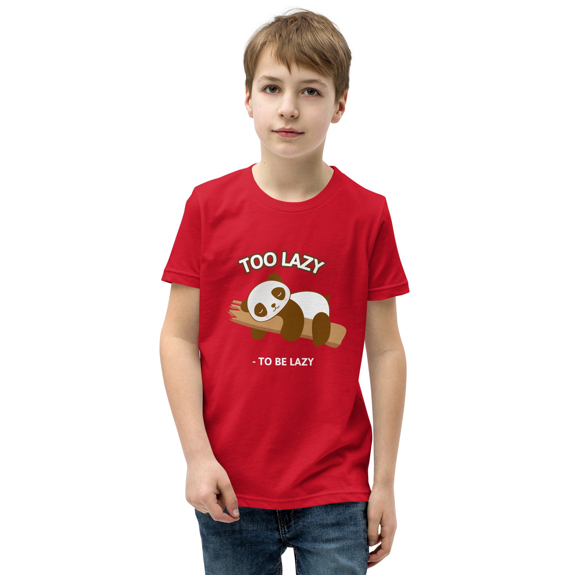 Too lazy to be lazy - Youth Short Sleeve T-Shirt