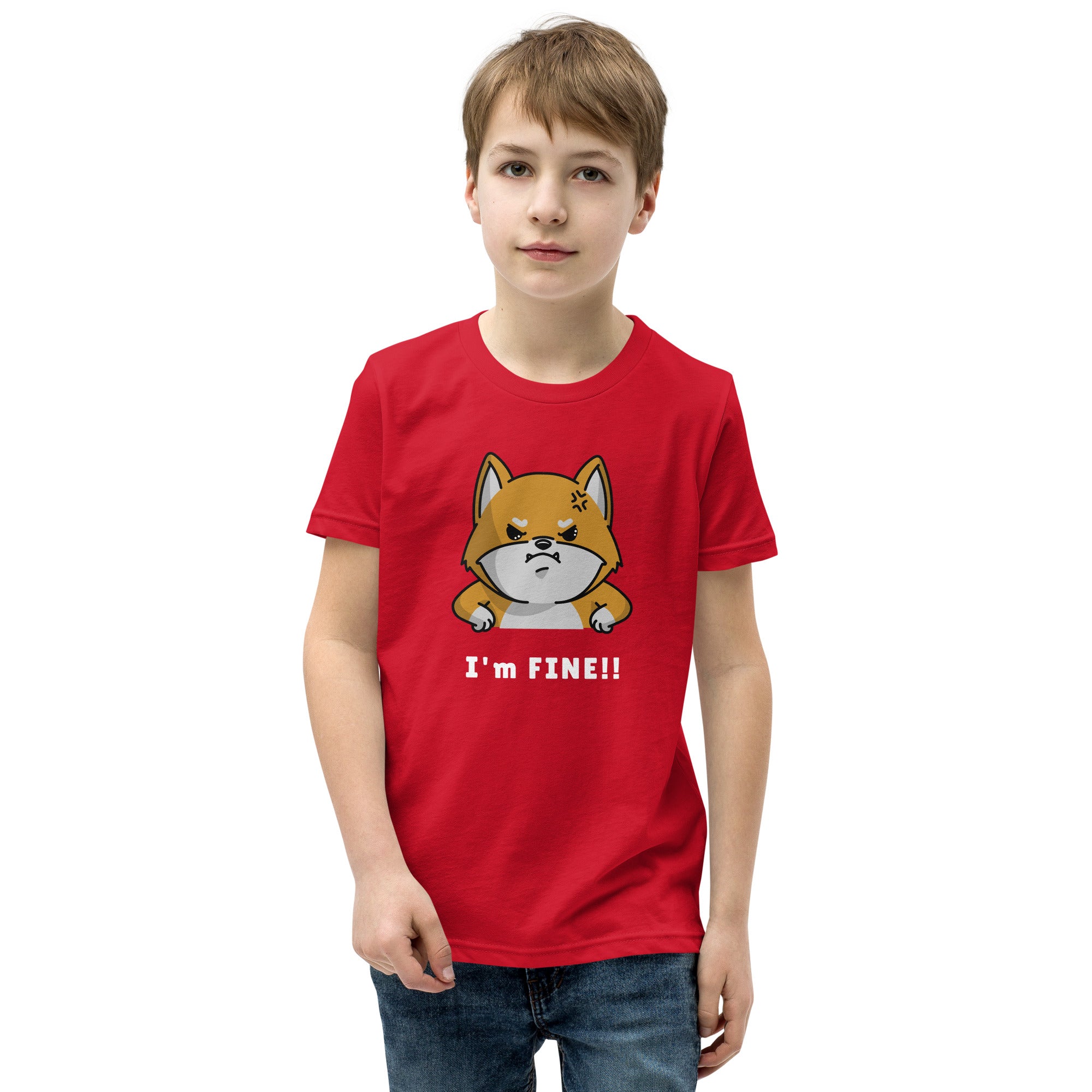 I'm fine - Youth Short Sleeve T-Shirt