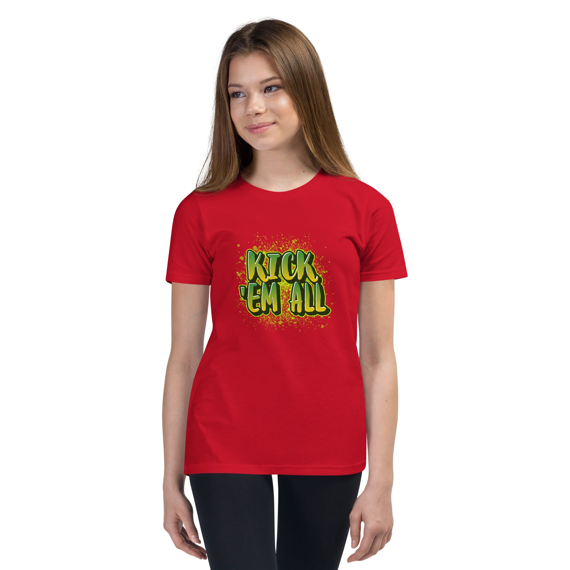 Kick'em all - Youth Short Sleeve T-Shirt