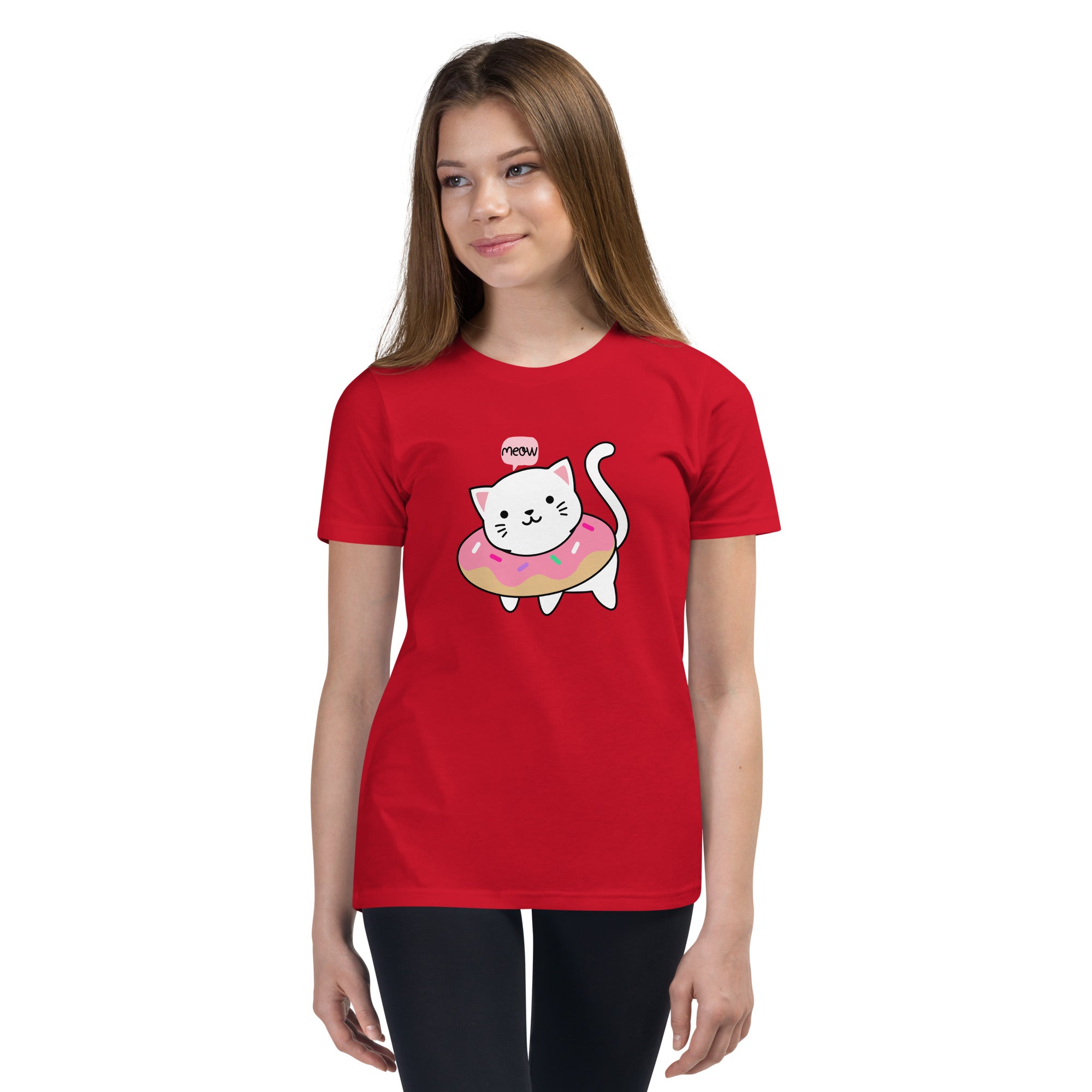 Meow V2 - Youth Short Sleeve T-Shirt