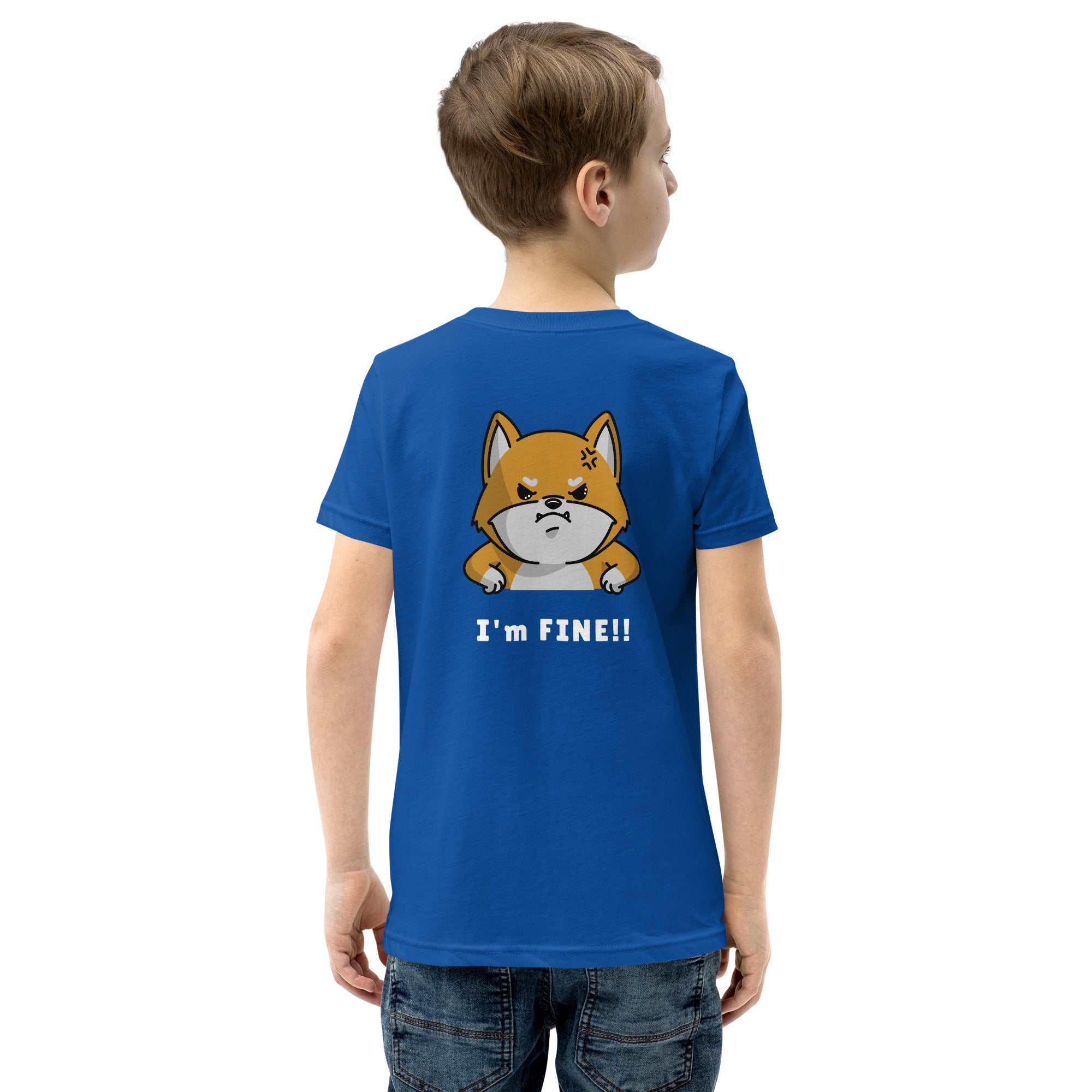 I'm fine - Youth Short Sleeve T-Shirt