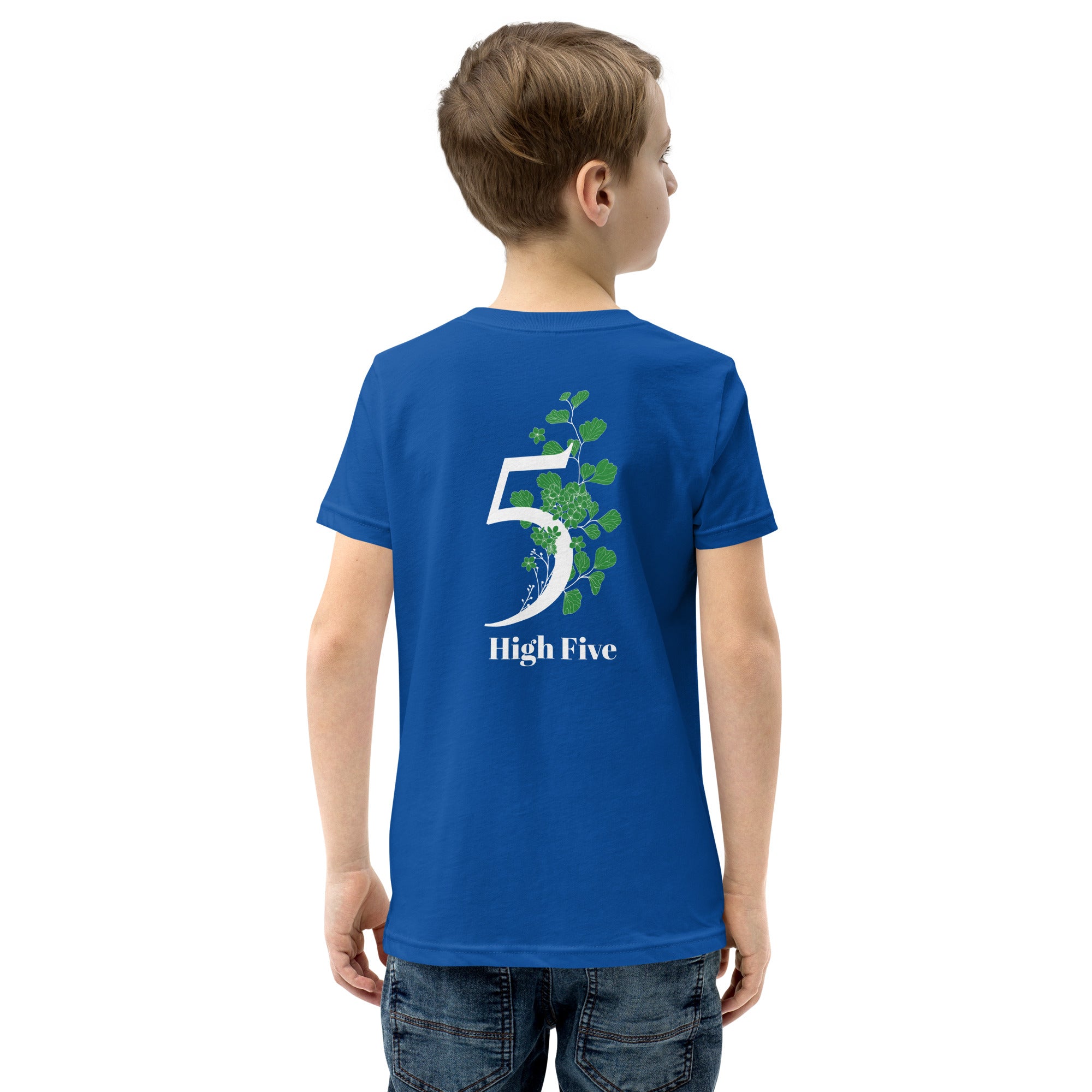 High Five - Youth Short Sleeve T-Shirt (back print)