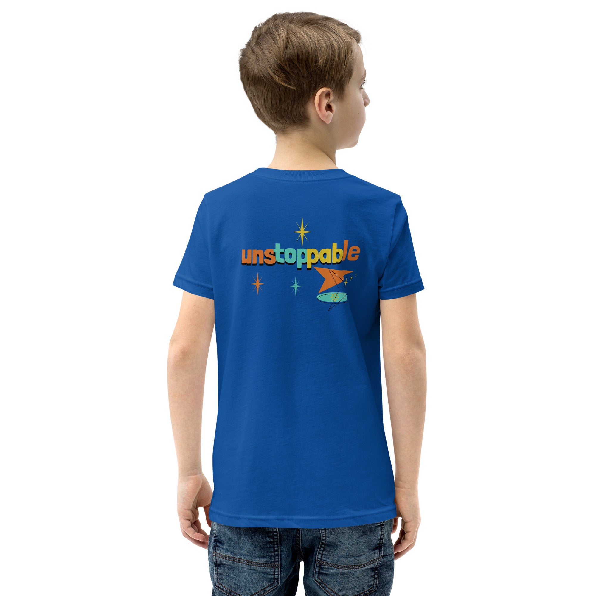 Unstoppable - Youth Short Sleeve T-Shirt (back print)