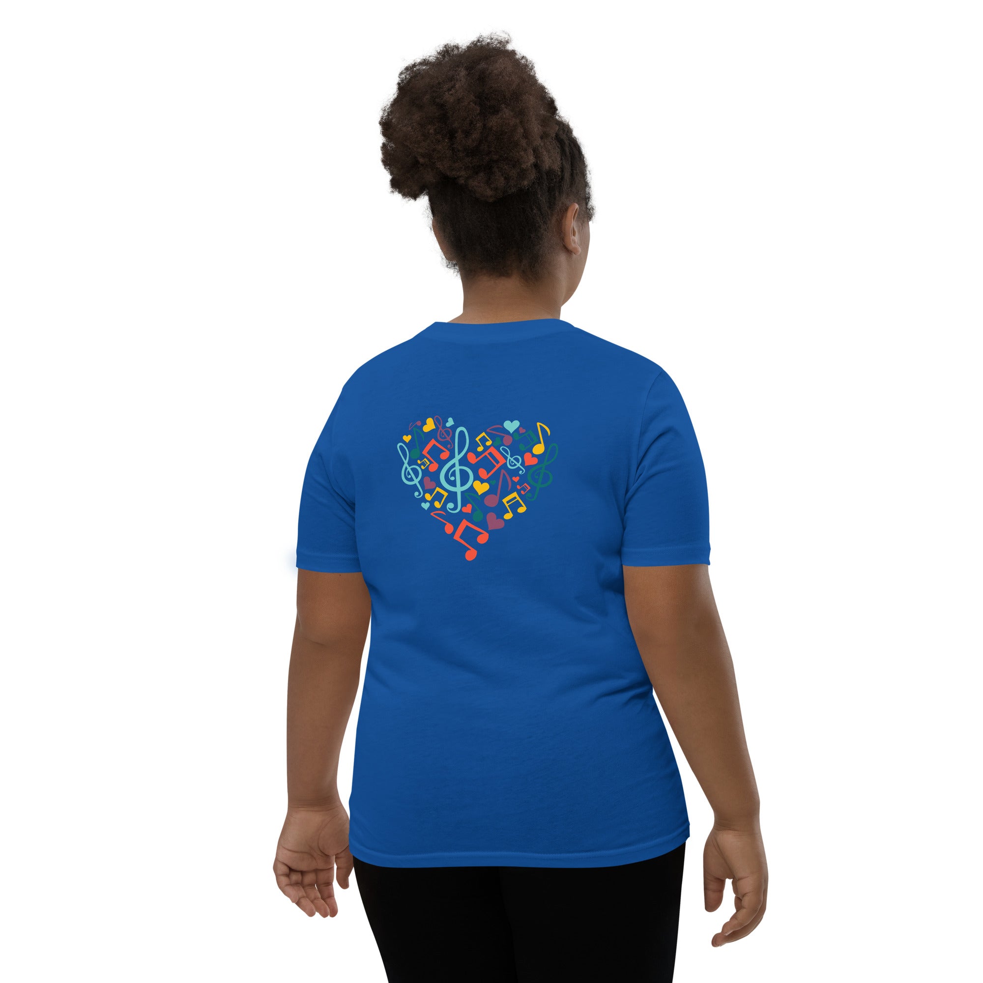 Symphonic Love Notes - Youth Short Sleeve T-Shirt (back print)