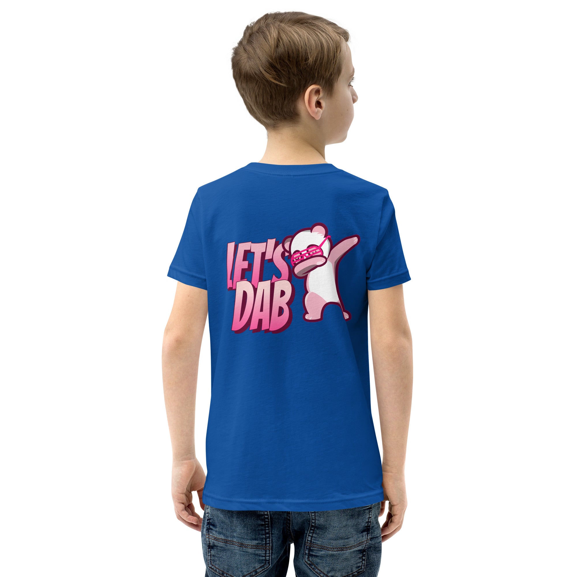 Let's dab - Youth Short Sleeve T-Shirt (back print)