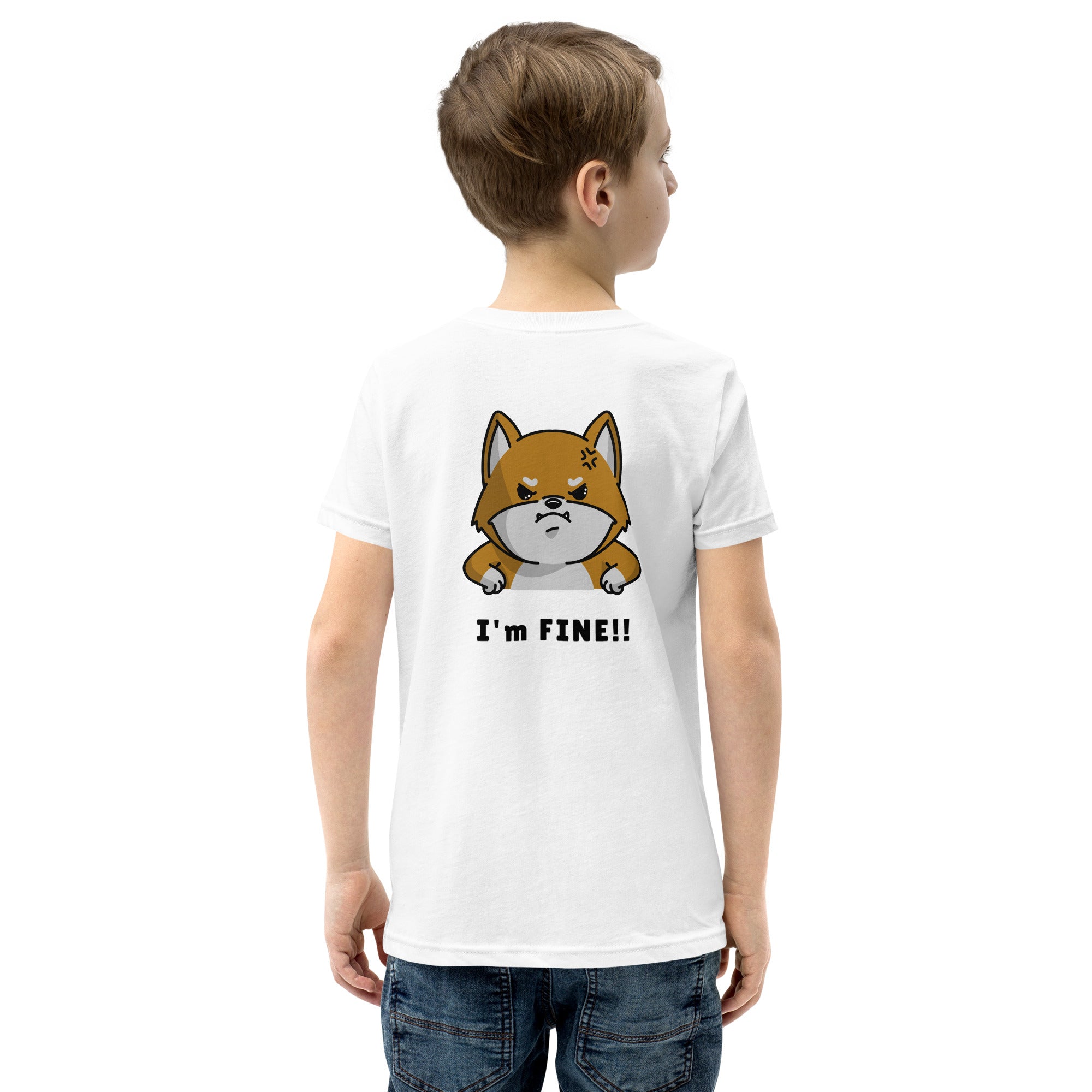 I'm fine - Youth Short Sleeve T-Shirt