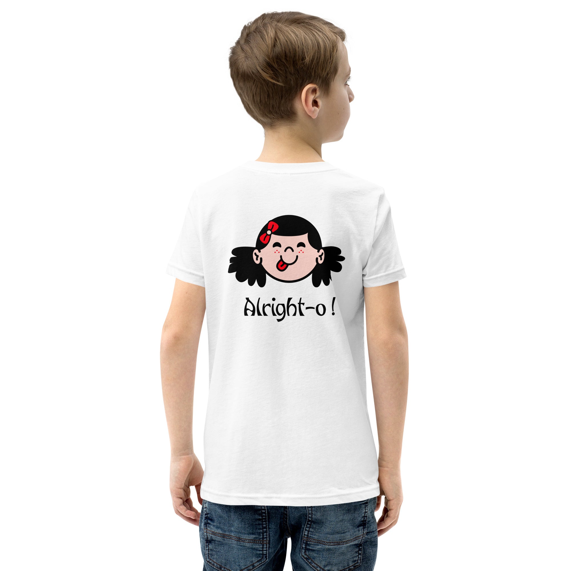 Alright-o! - Youth Short Sleeve T-Shirt (back print)