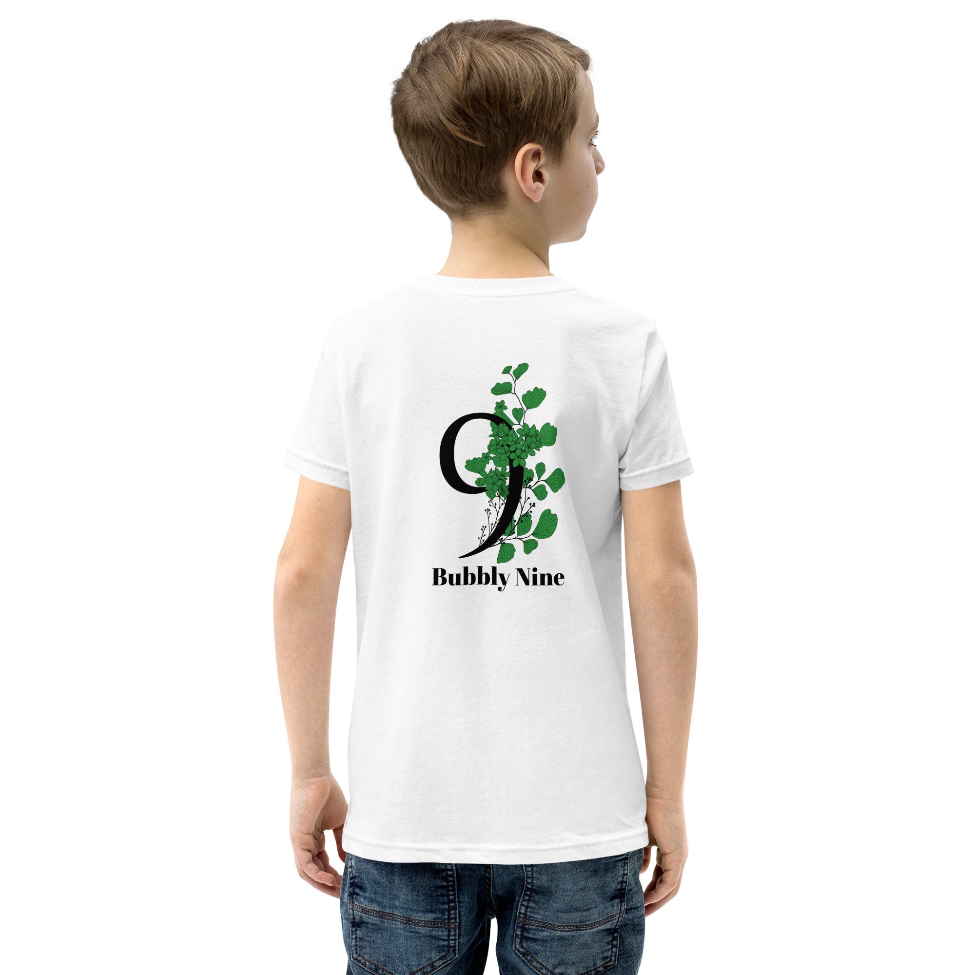 Bubbly Nine - Youth Short Sleeve T-Shirt (back print)