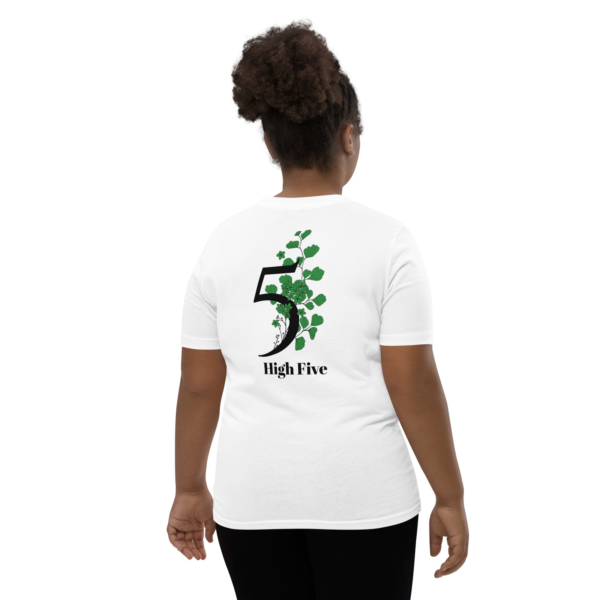 High Five - Youth Short Sleeve T-Shirt (back print)