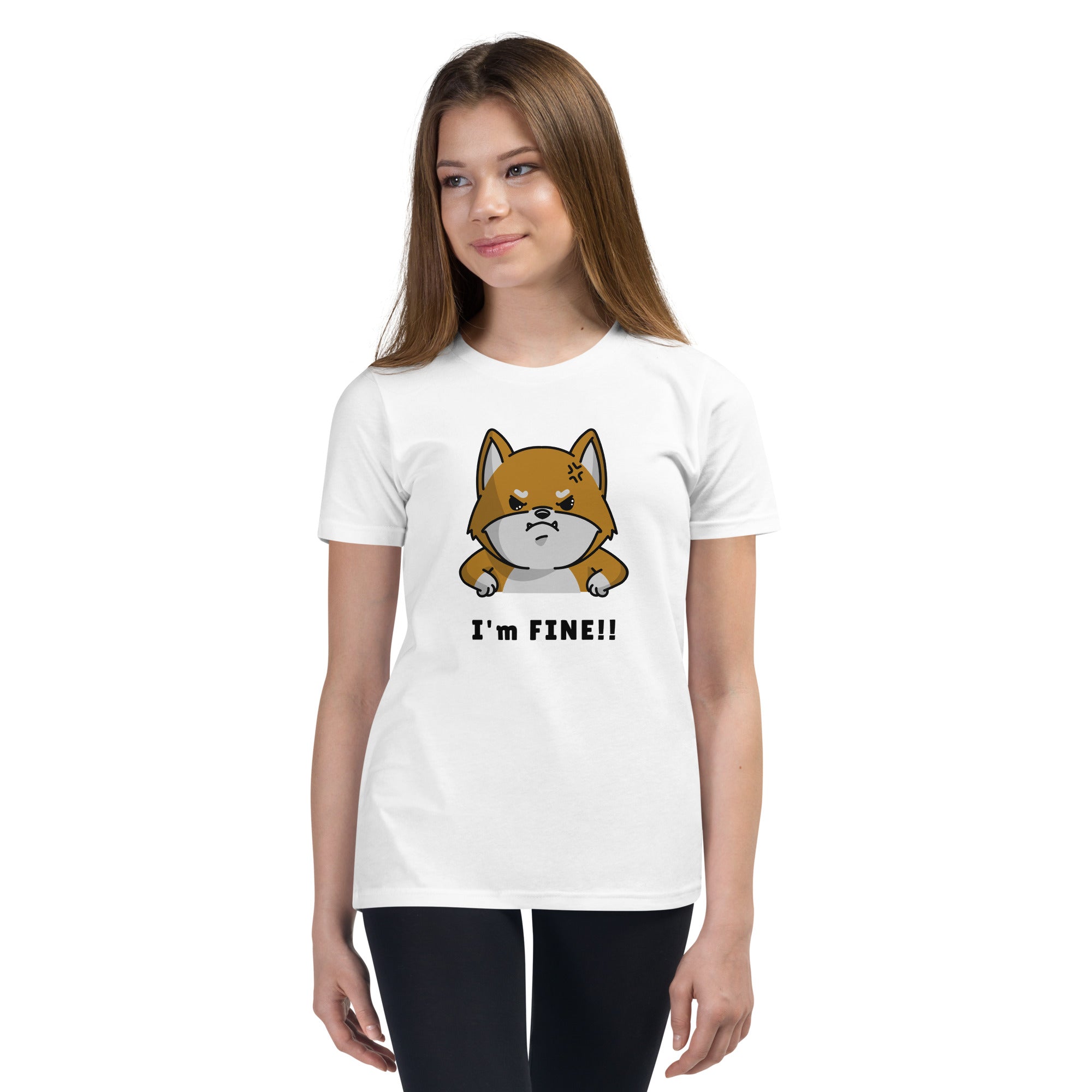 I'm fine - Youth Short Sleeve T-Shirt