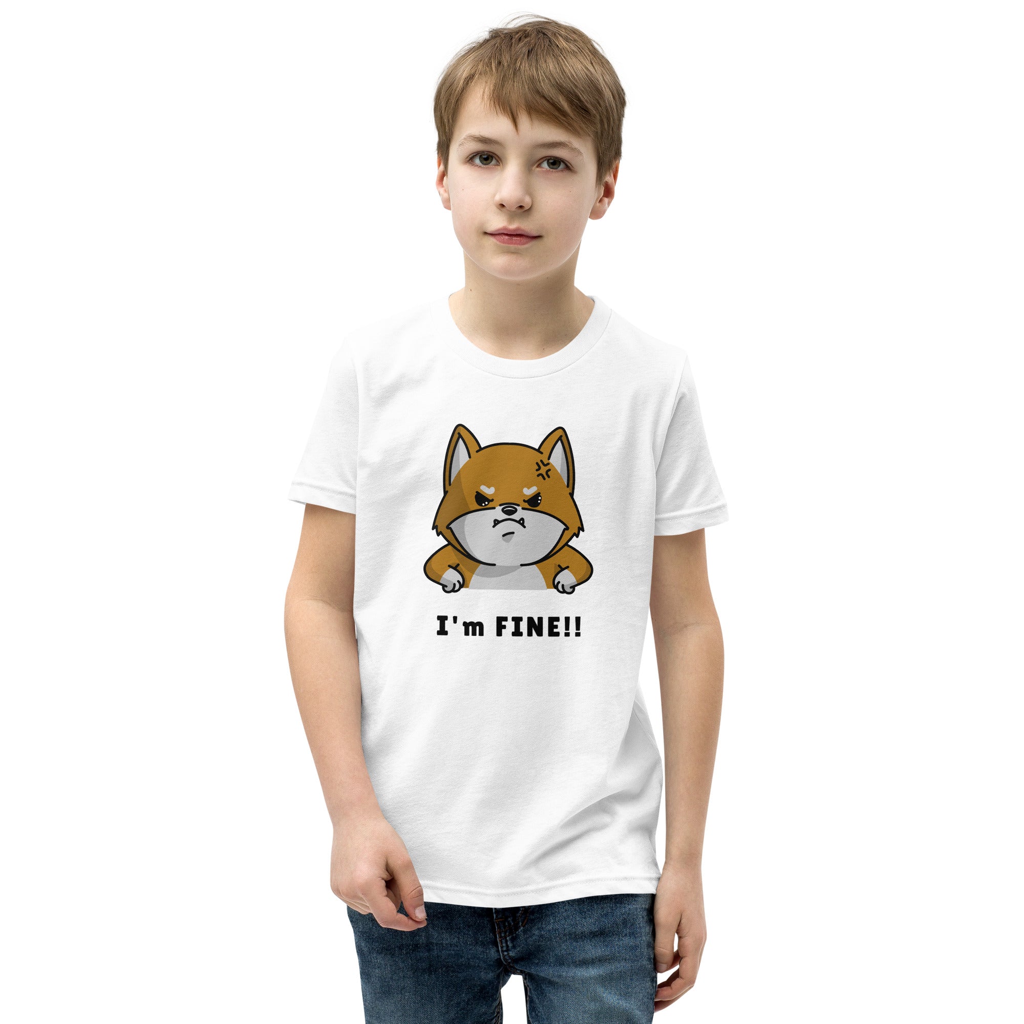 I'm fine - Youth Short Sleeve T-Shirt