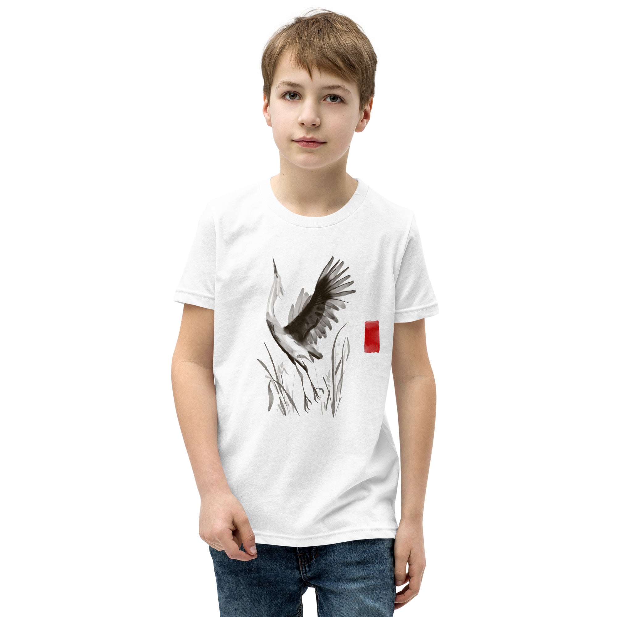 Sumi-e style - Youth Short Sleeve T-Shirt