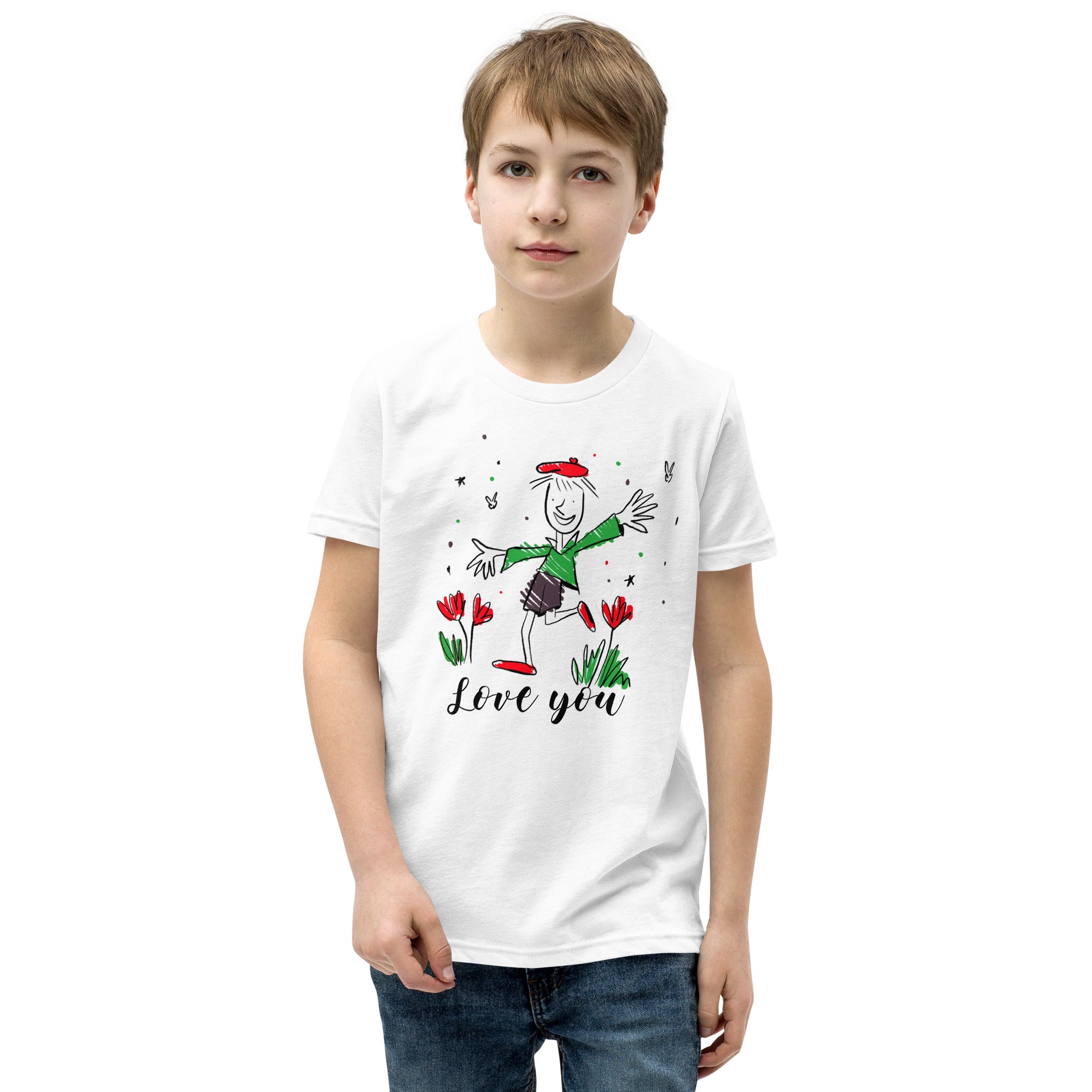 Love you - Youth Short Sleeve T-Shirt