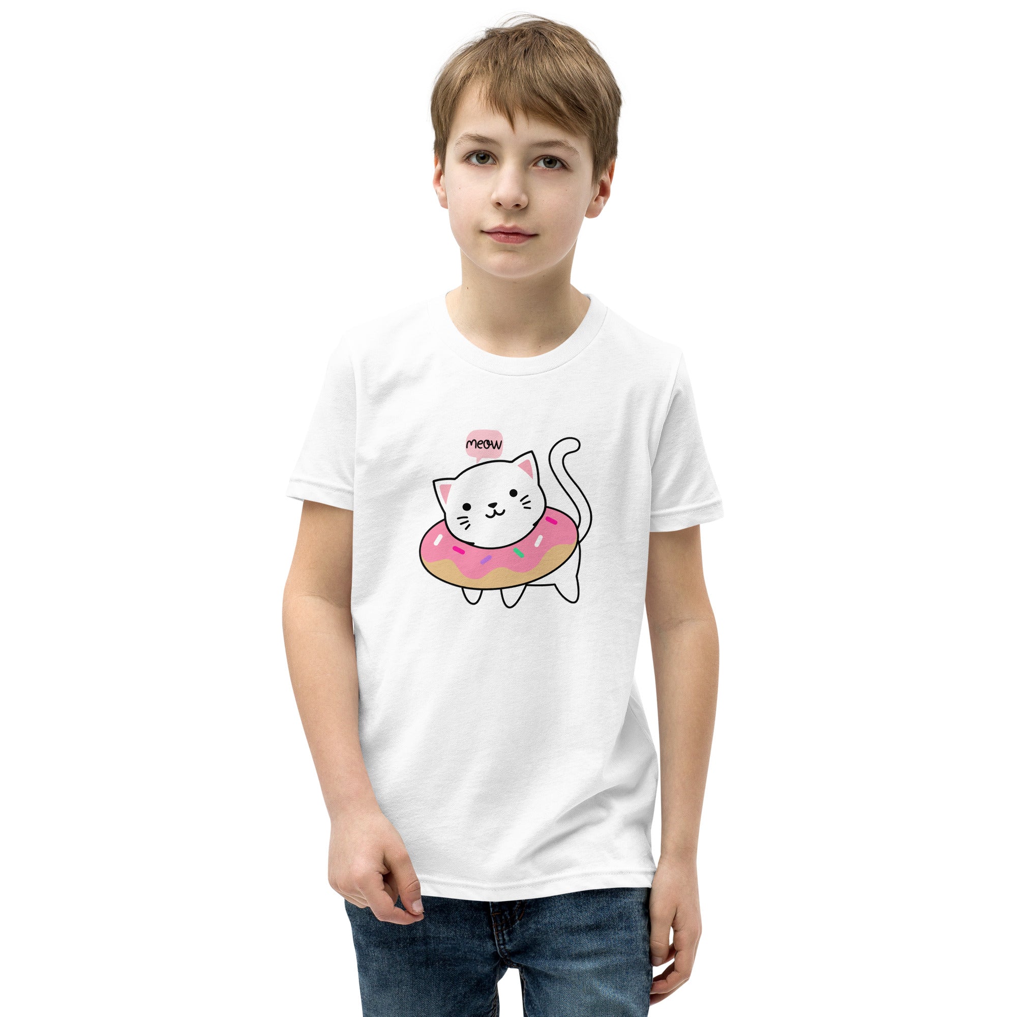 Meow V2 - Youth Short Sleeve T-Shirt