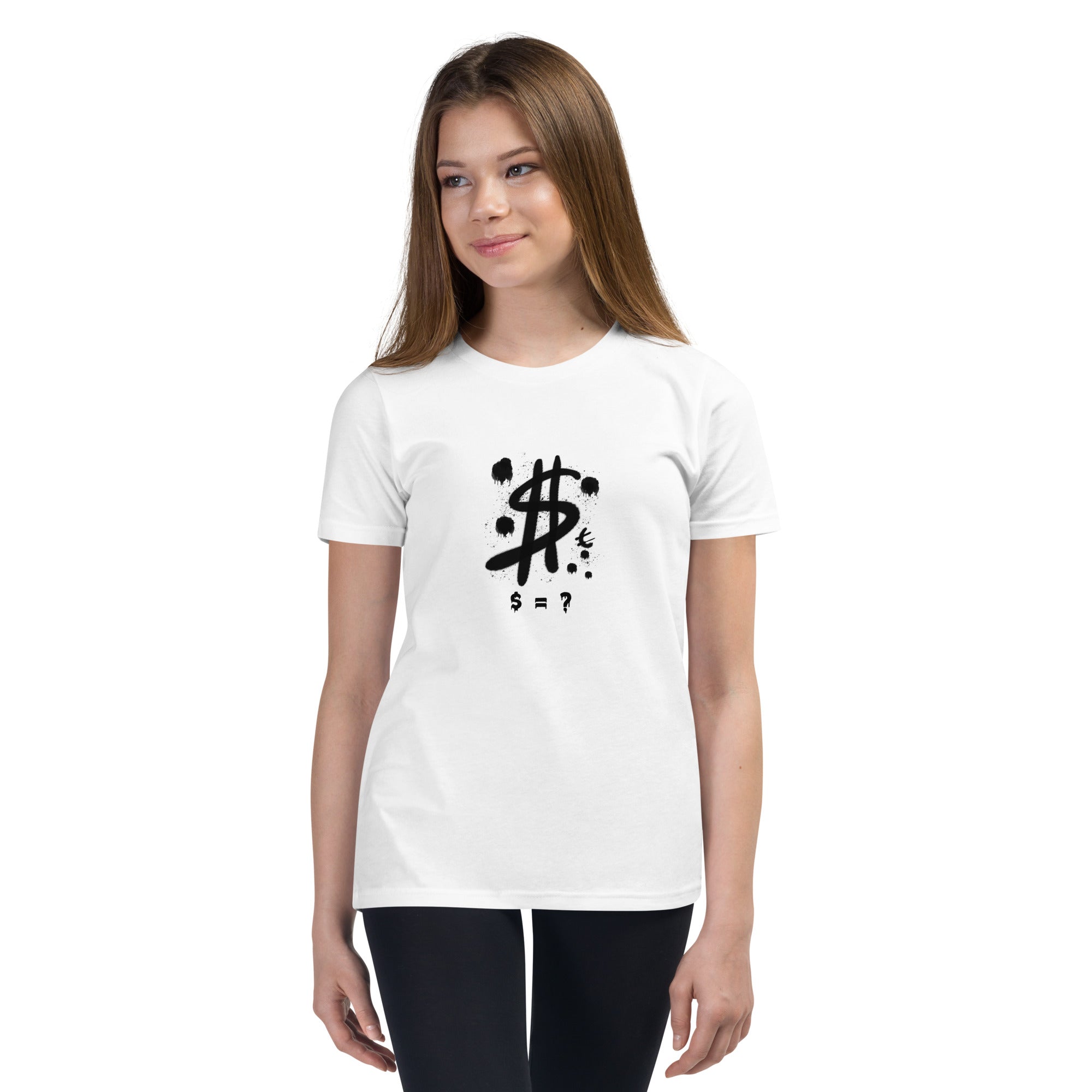 $ = ? - Youth Short Sleeve T-Shirt