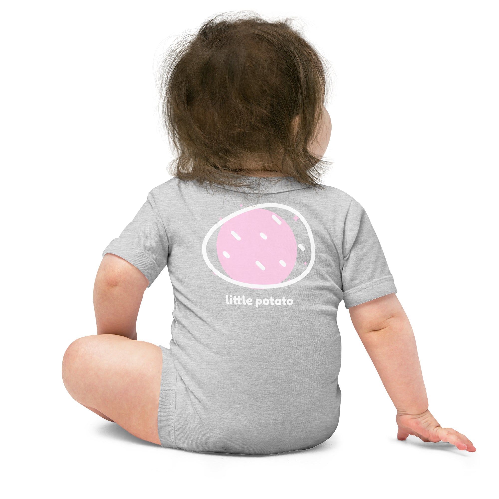 Little potato - Baby short sleeve one piece (back print)