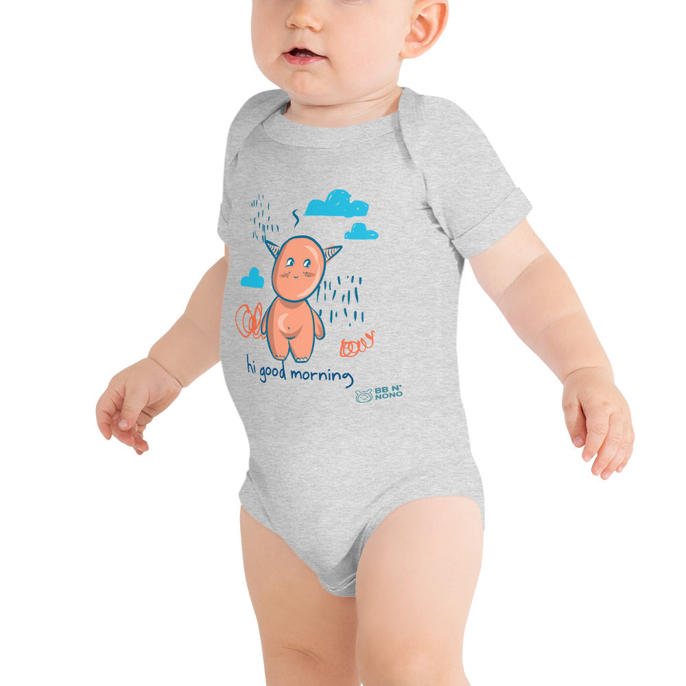 cute little monster - Baby short sleeve one piece