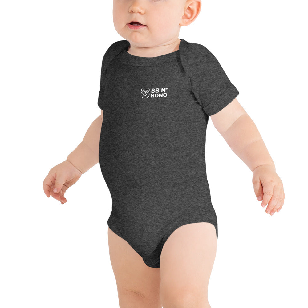 Little fresh lemon - Baby short sleeve one piece (back print)