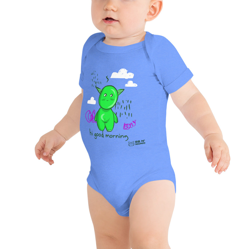 cute little monster - Baby short sleeve one piece