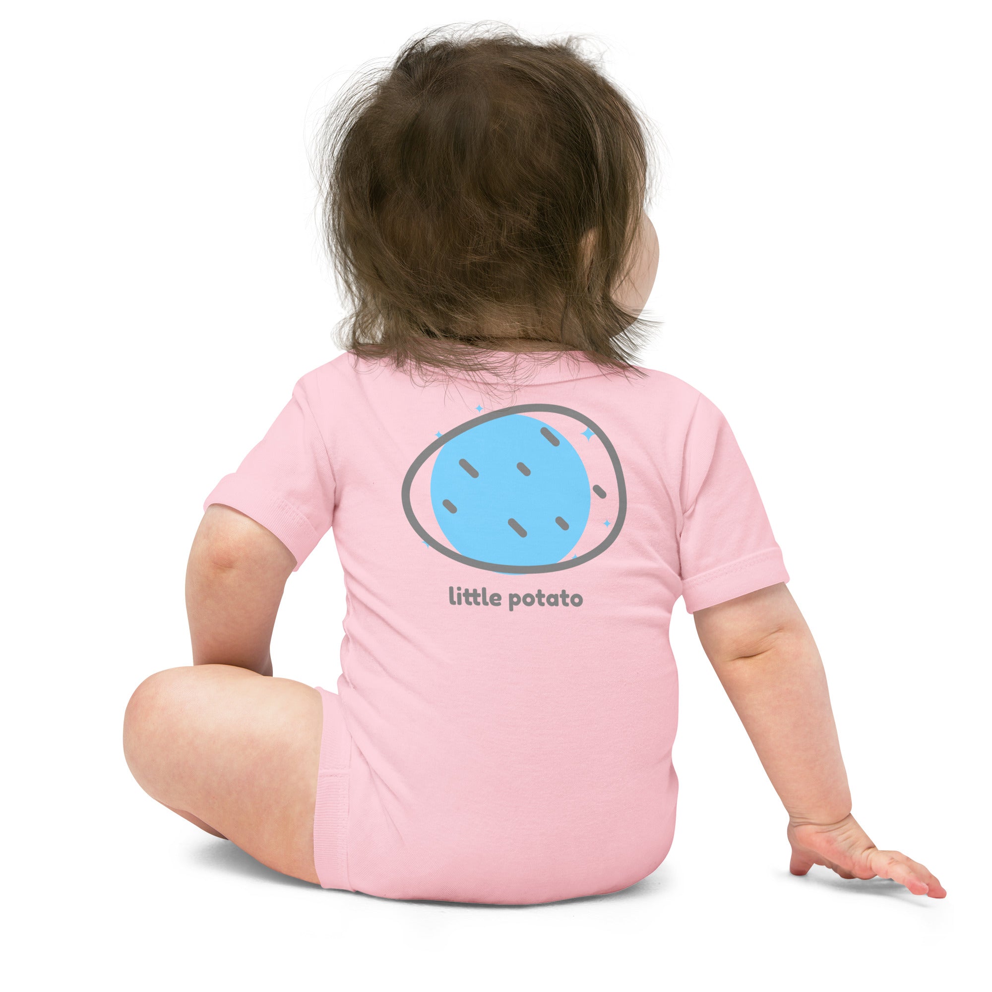 Little potato - Baby short sleeve one piece (back print)