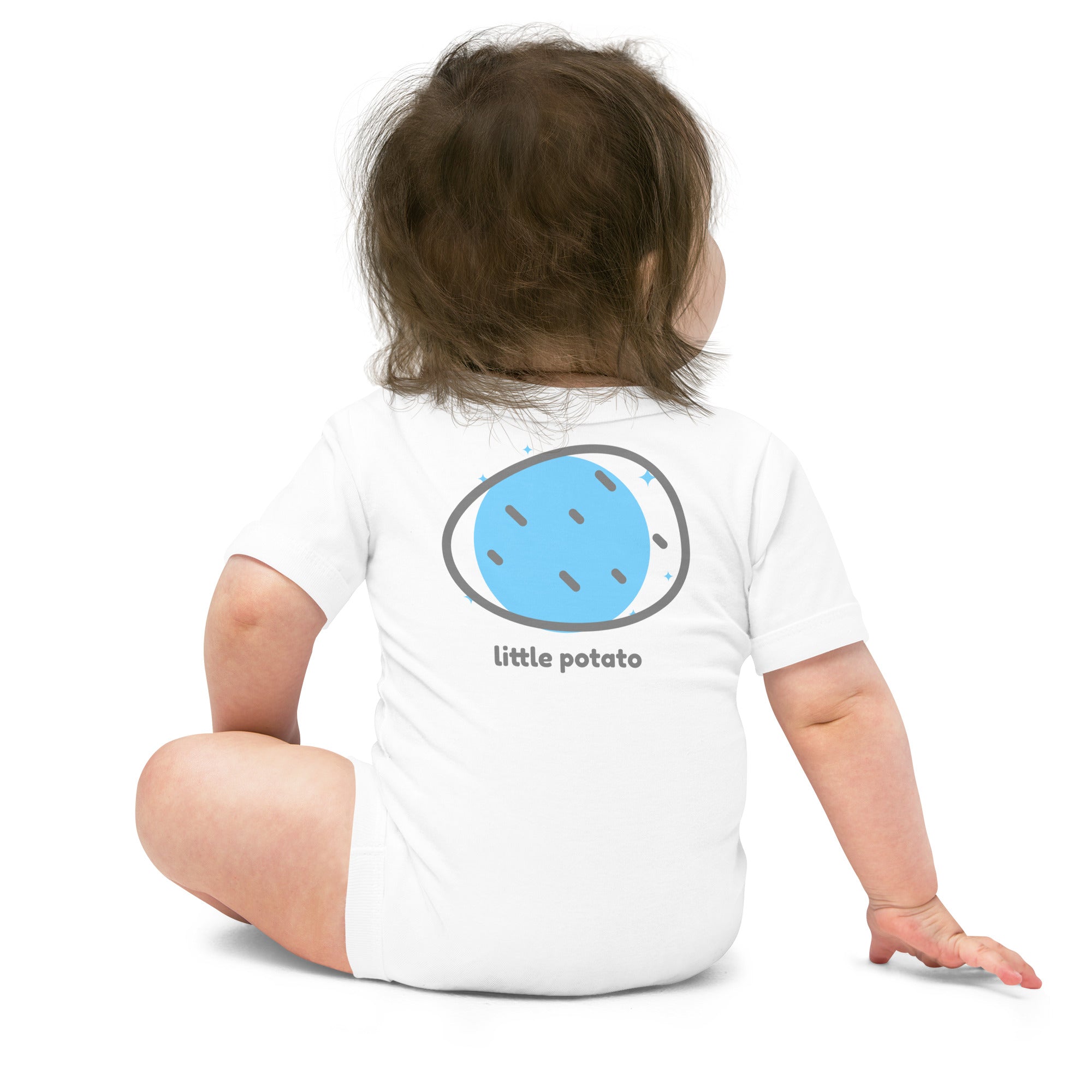 Little potato - Baby short sleeve one piece (back print)