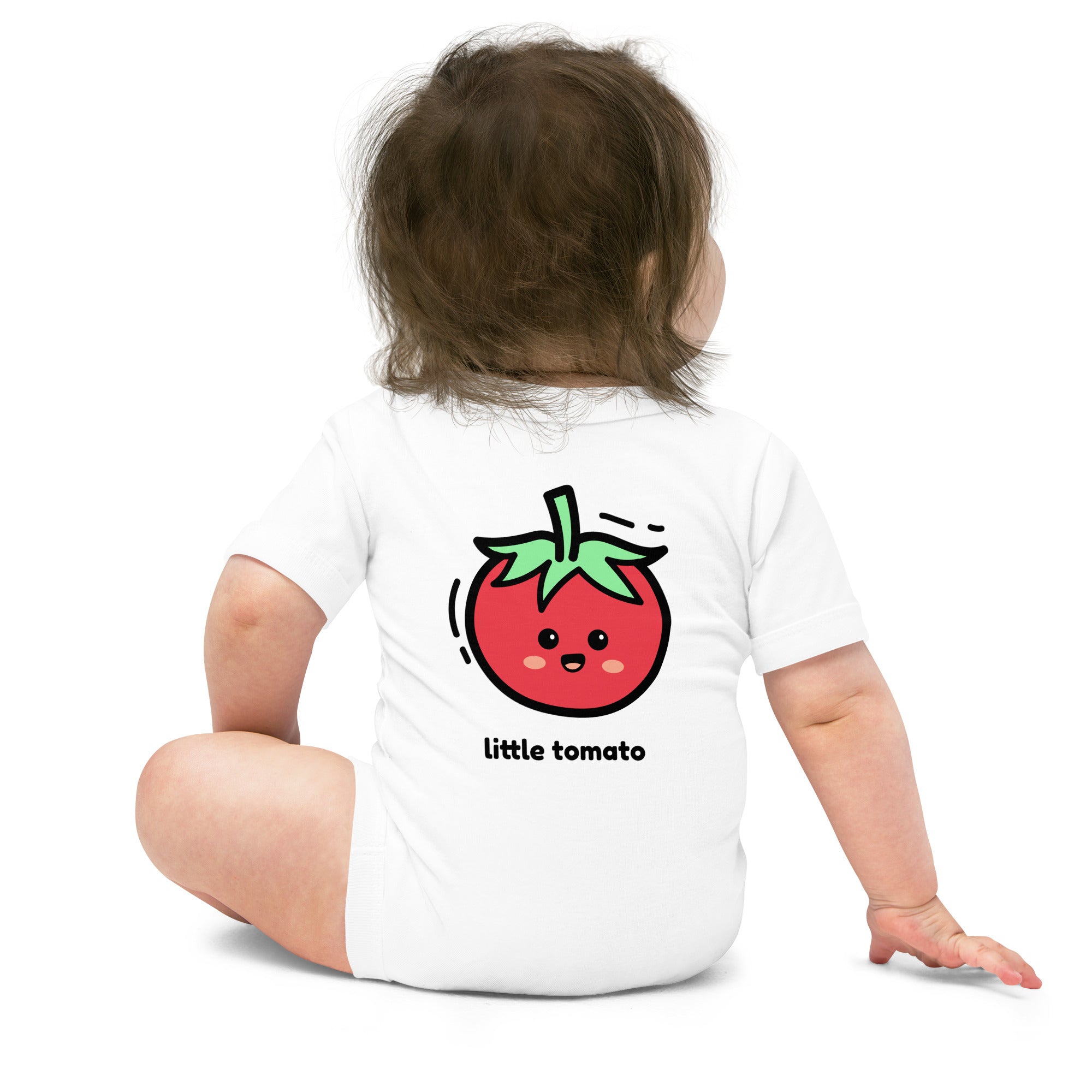 Little tomato - Baby short sleeve one piece (back print)