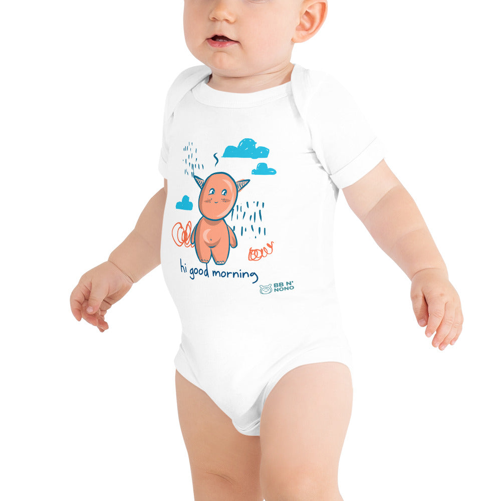 cute little monster - Baby short sleeve one piece