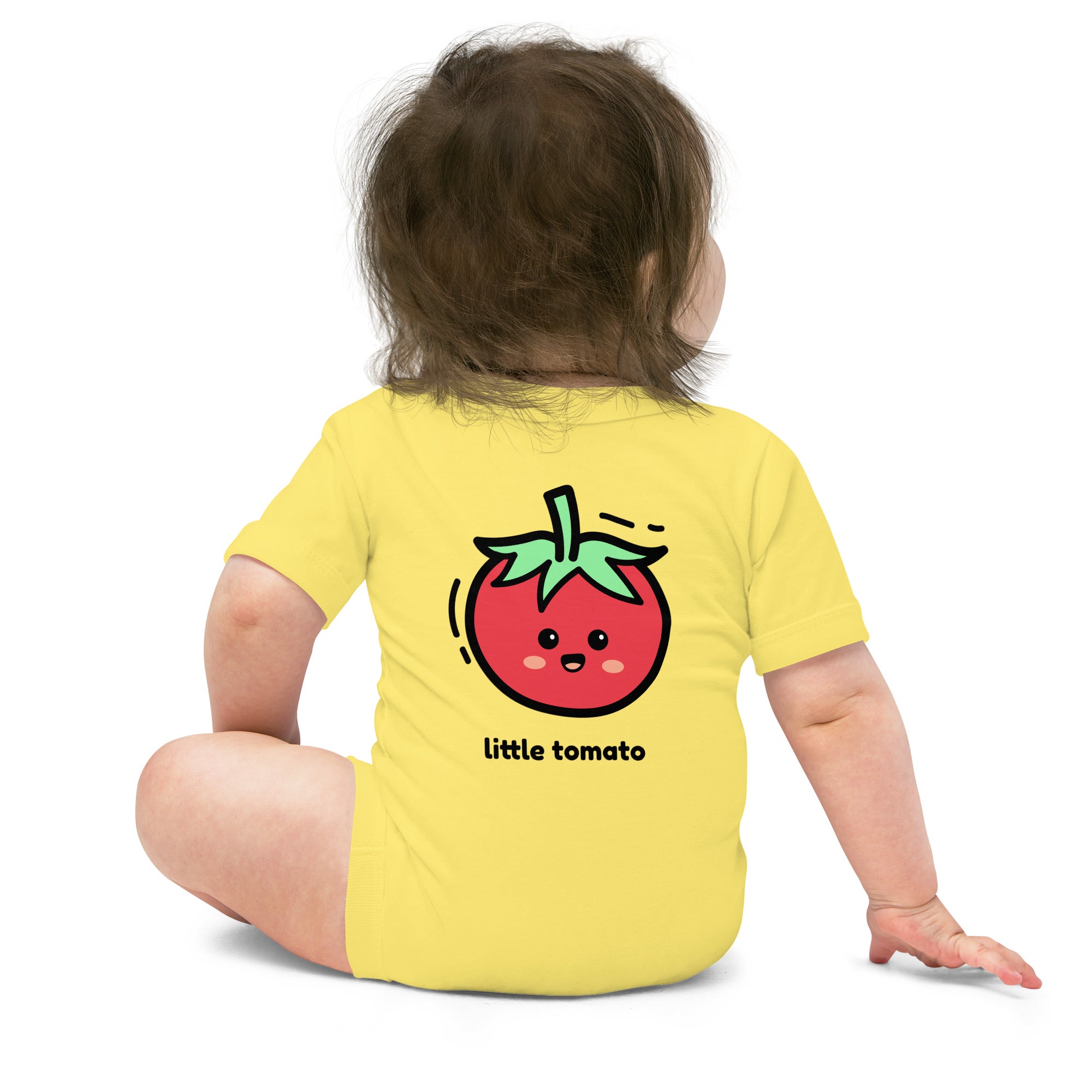 Little tomato - Baby short sleeve one piece (back print)