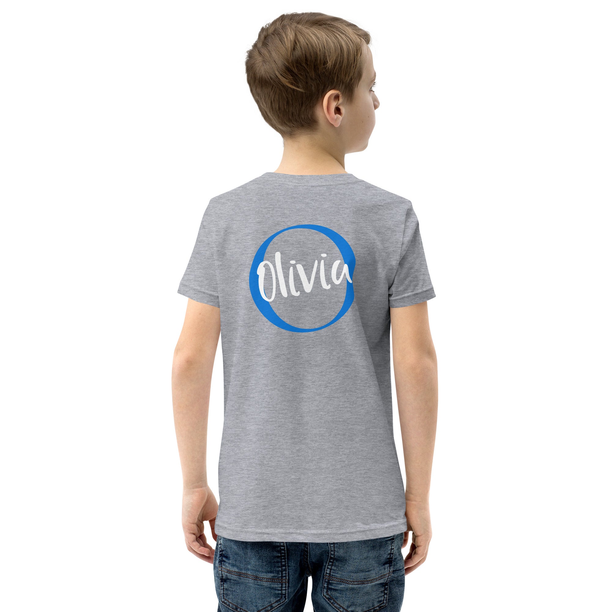 Olivia - Youth Short Sleeve T-Shirt (back print)