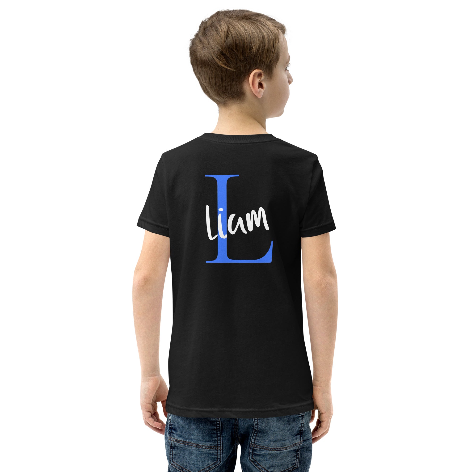 Liam - Youth Short Sleeve T-Shirt (back print)