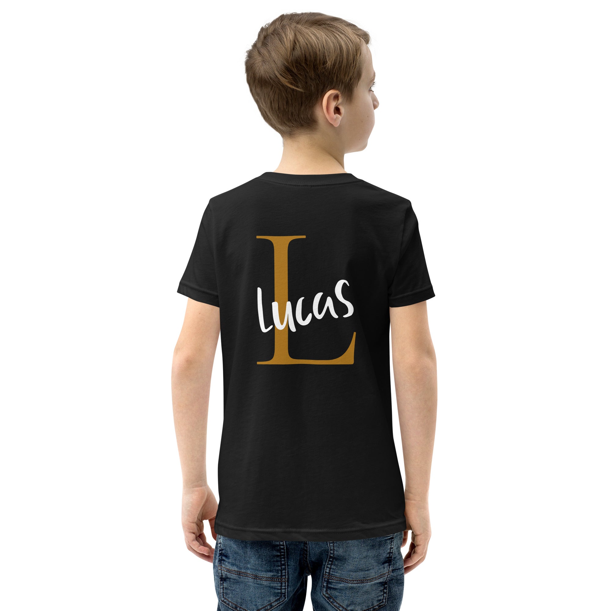 Lucas - Youth Short Sleeve T-Shirt (back print)