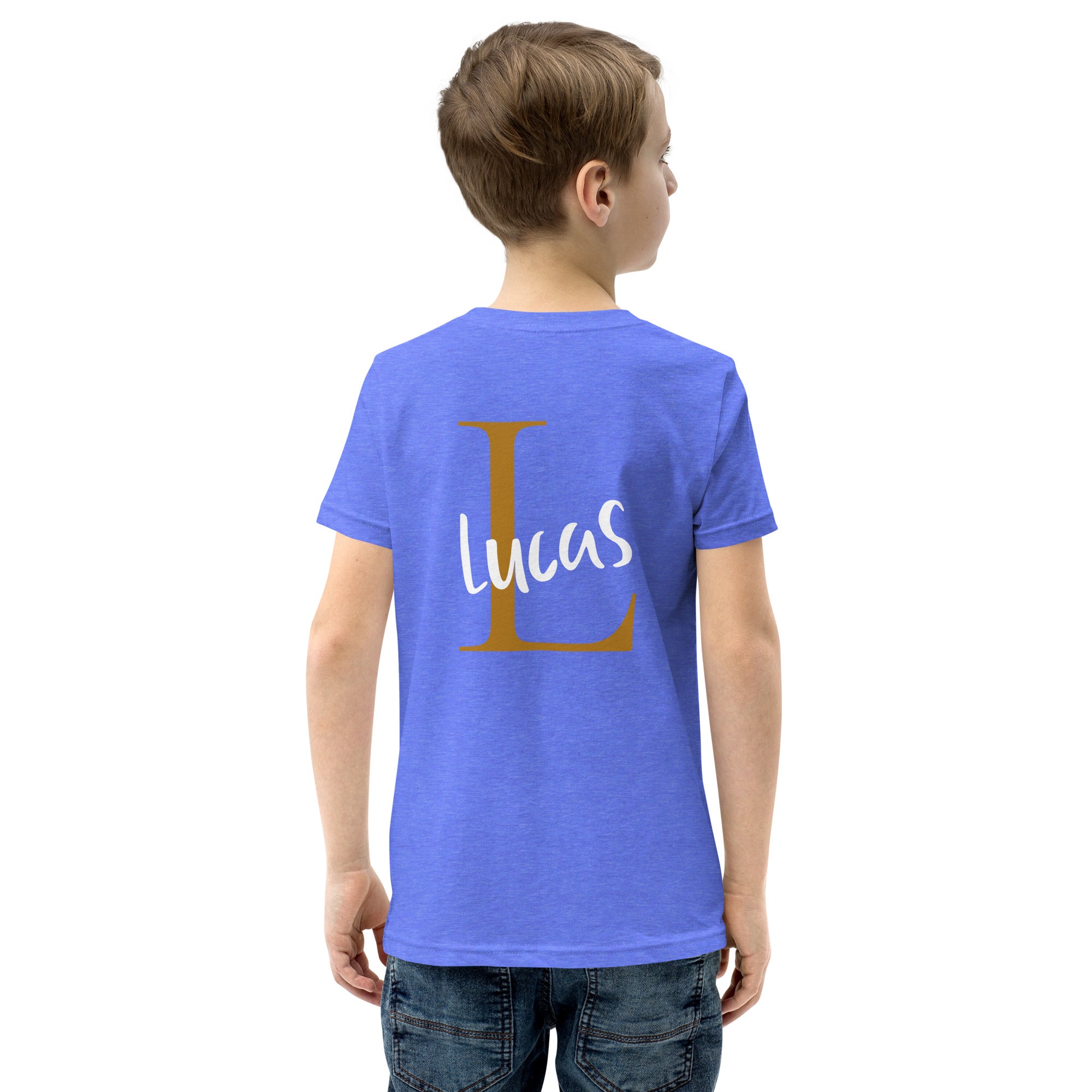 Lucas - Youth Short Sleeve T-Shirt (back print)